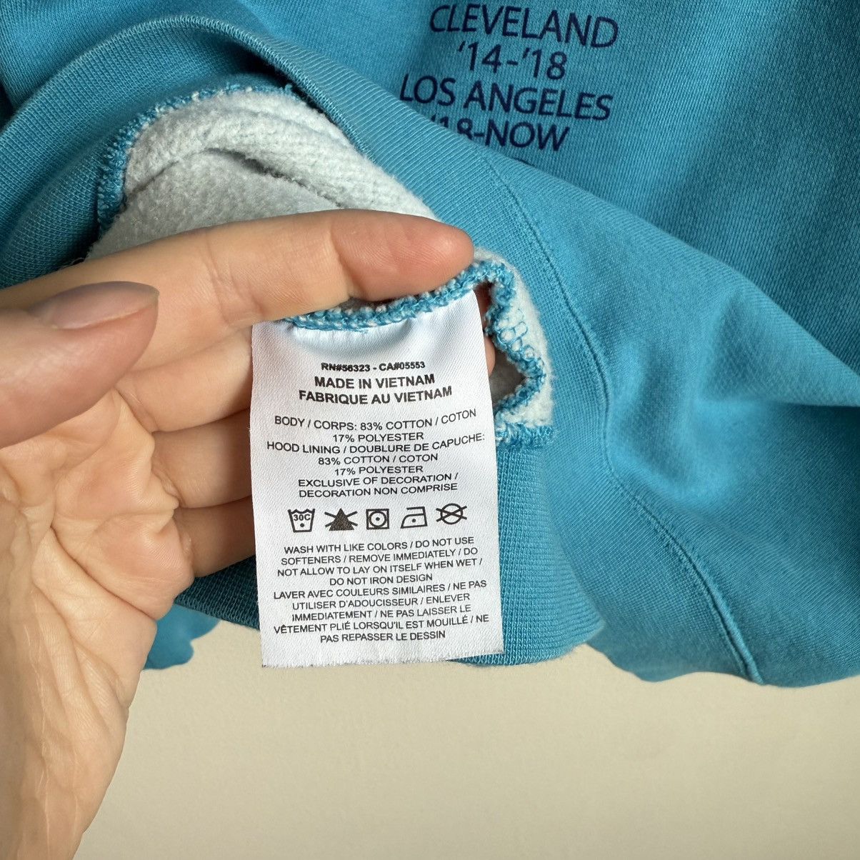 Nike Nike Lebron Men’s Hoodie Blue Pullover Strike Tour Graphic Size US M / EU 48-50 / 2 - 11 Thumbnail