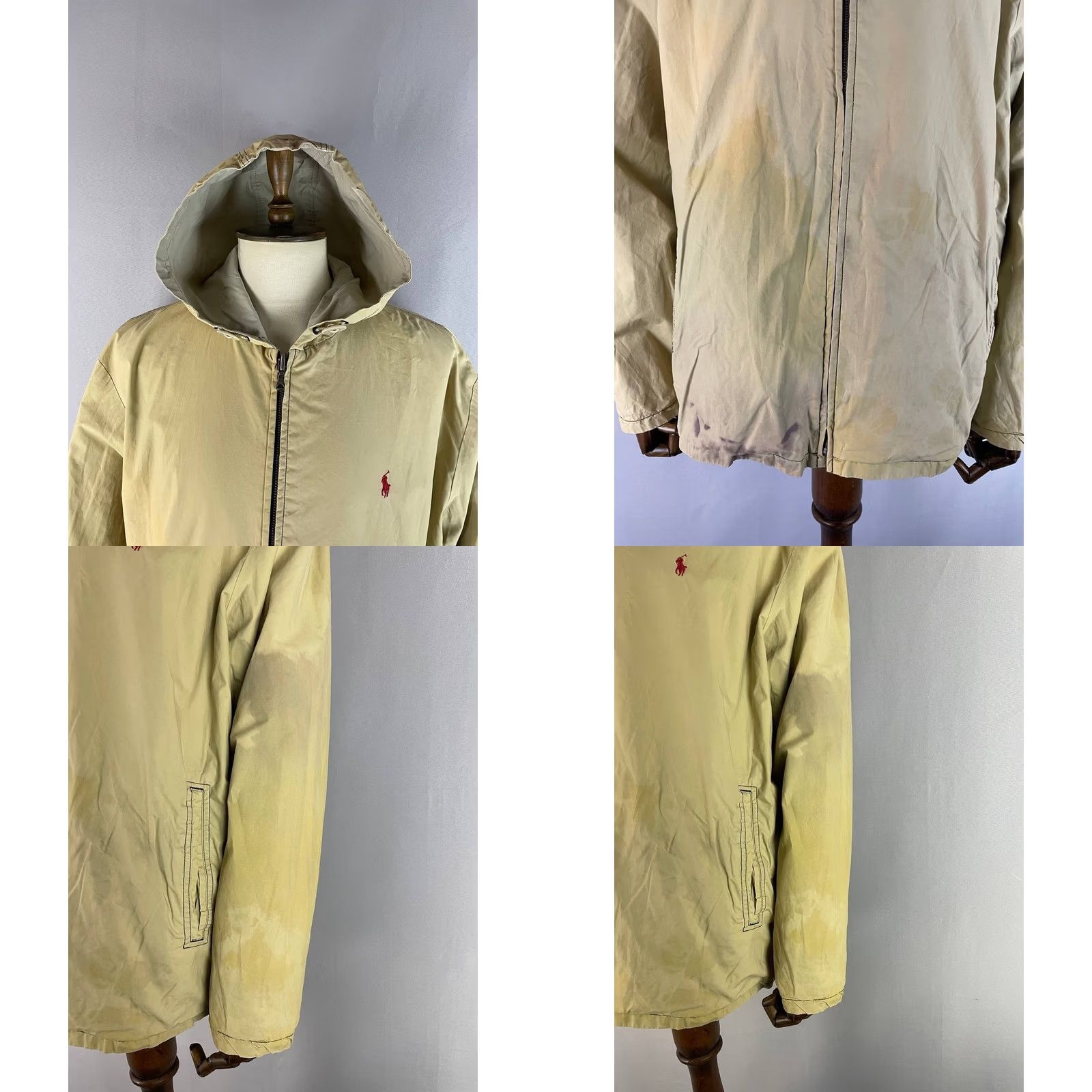 Polo Ralph Lauren Polo Ralph Lauren Mens Jacket Long Sleeve Zip Bomber Cream Cotton Full Zip Regular Fit L Mens Pork? Size US L / EU 52-54 / 3 - 10 Thumbnail