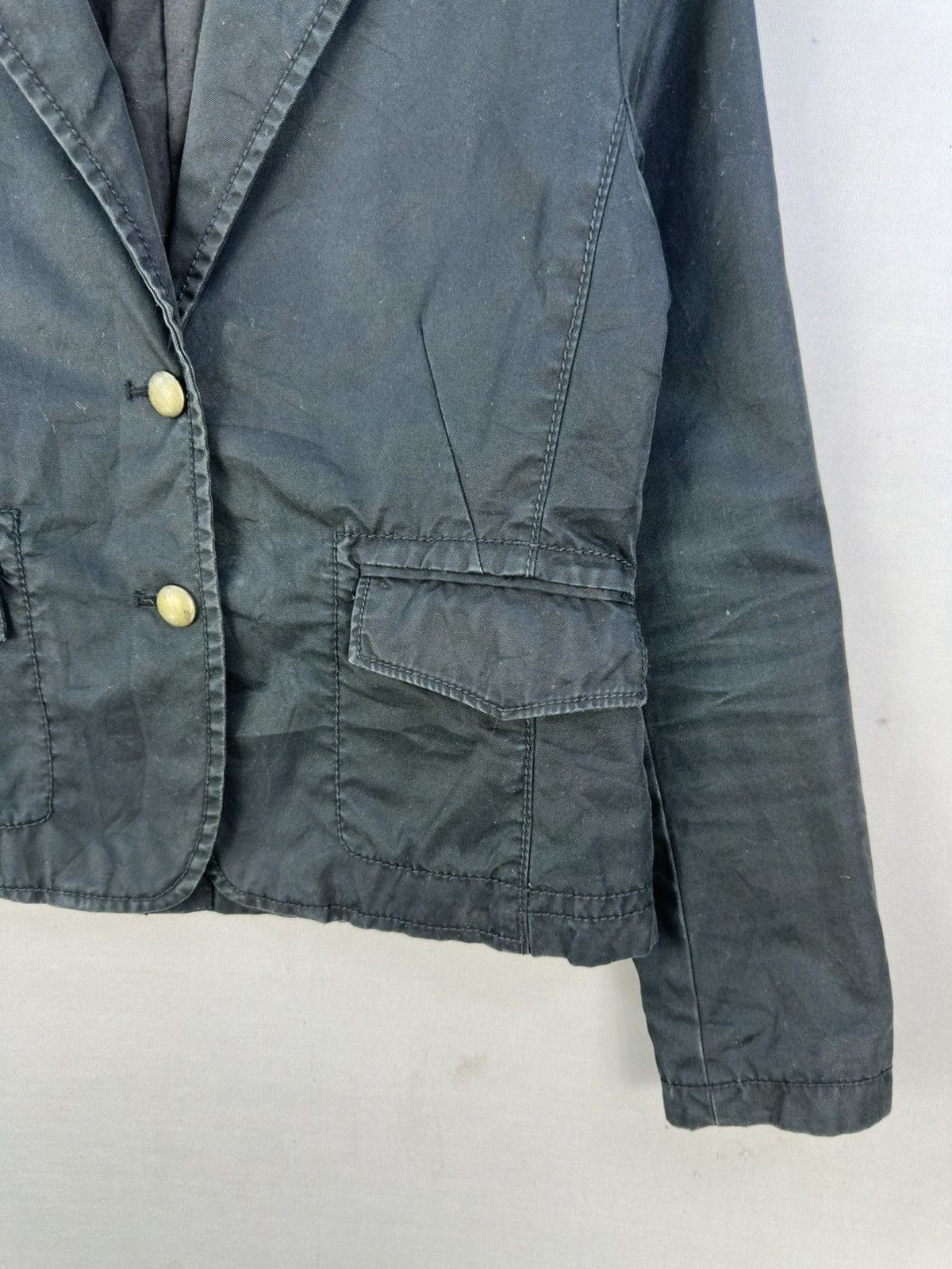 Beams Japan Ray Beams Double Collar Coat Jacket Size XS / US 0-2 / IT 36-38 - 3 Thumbnail