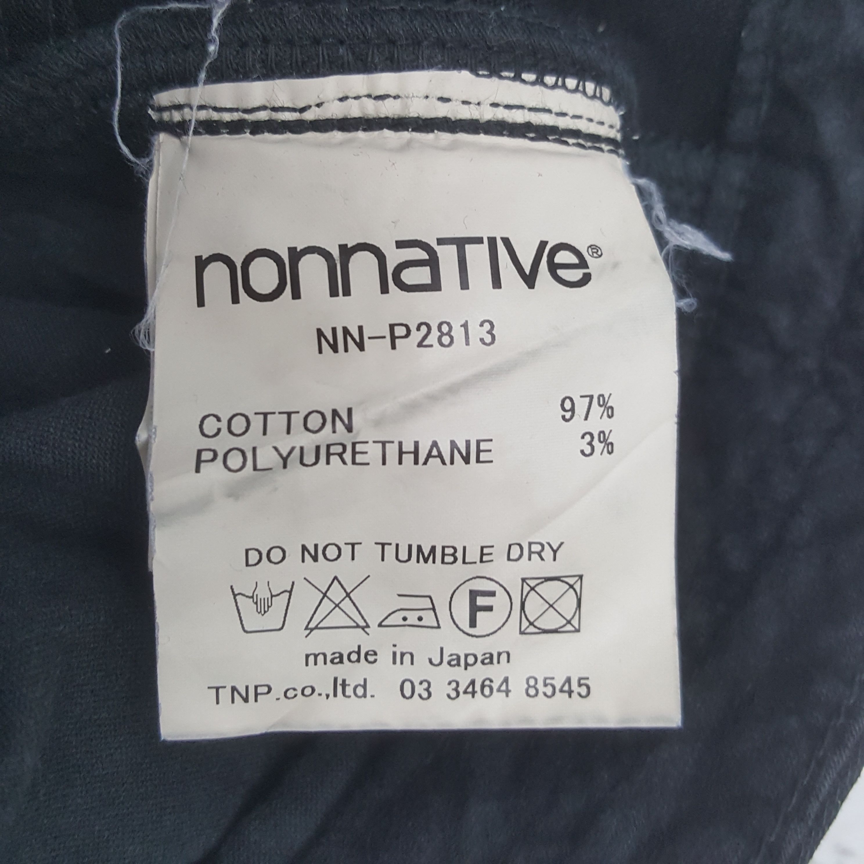 Nonnative Vintage Nonnative Japan Black Jeans Size US 29 - 14 Thumbnail