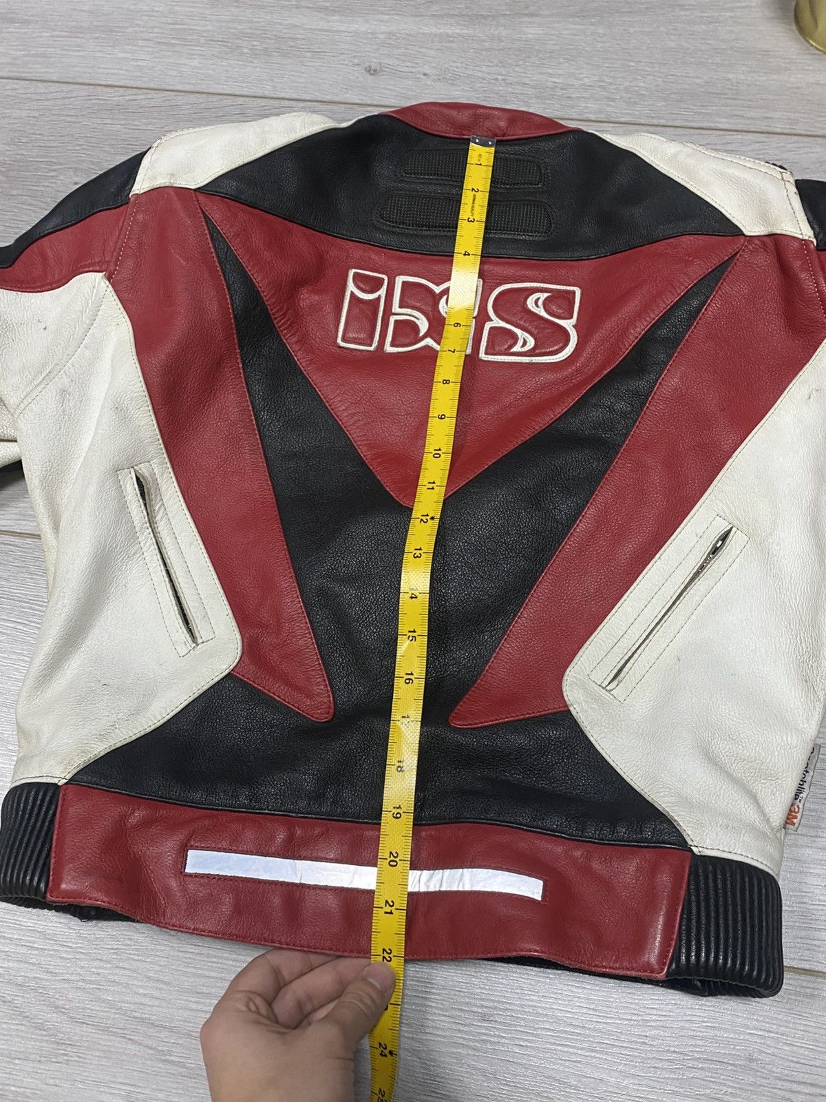 Other IXS leather vintage racing moto jacket protection Size US M / EU 48-50 / 2 - 14 Thumbnail