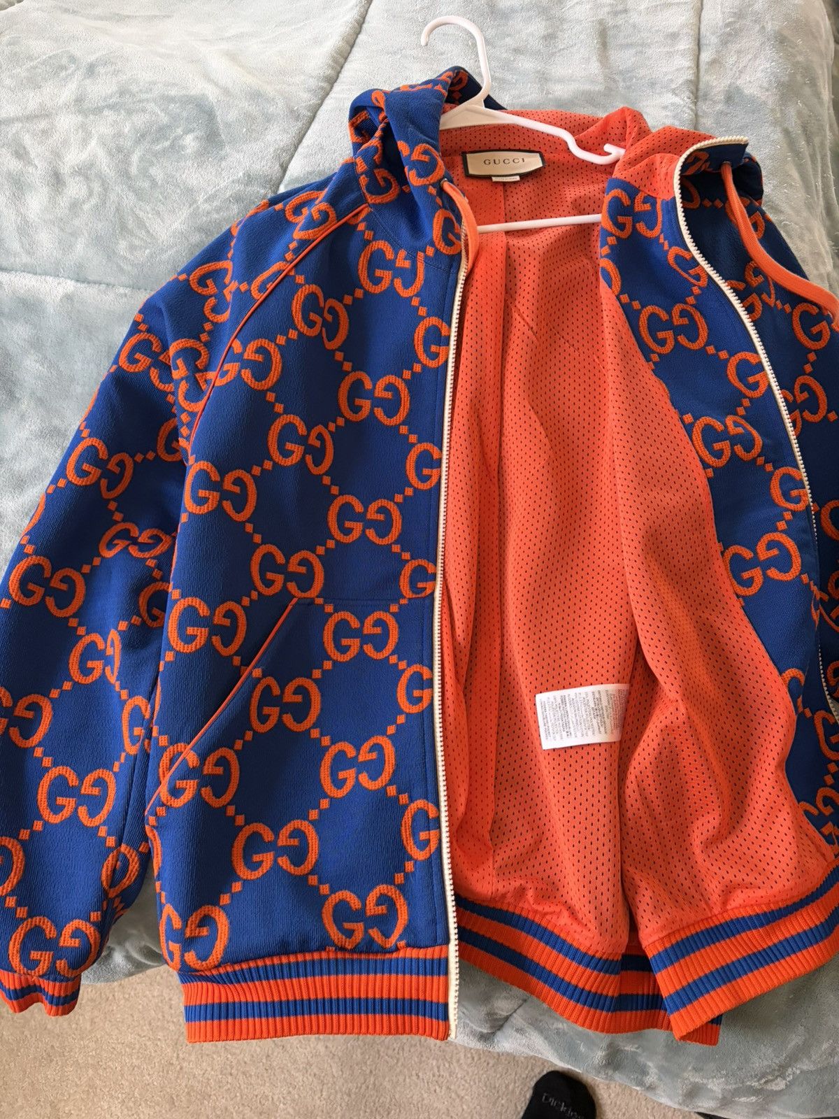 Gucci Gucci blue and orange hoodie Size US M / EU 48-50 / 2 - 4 Thumbnail