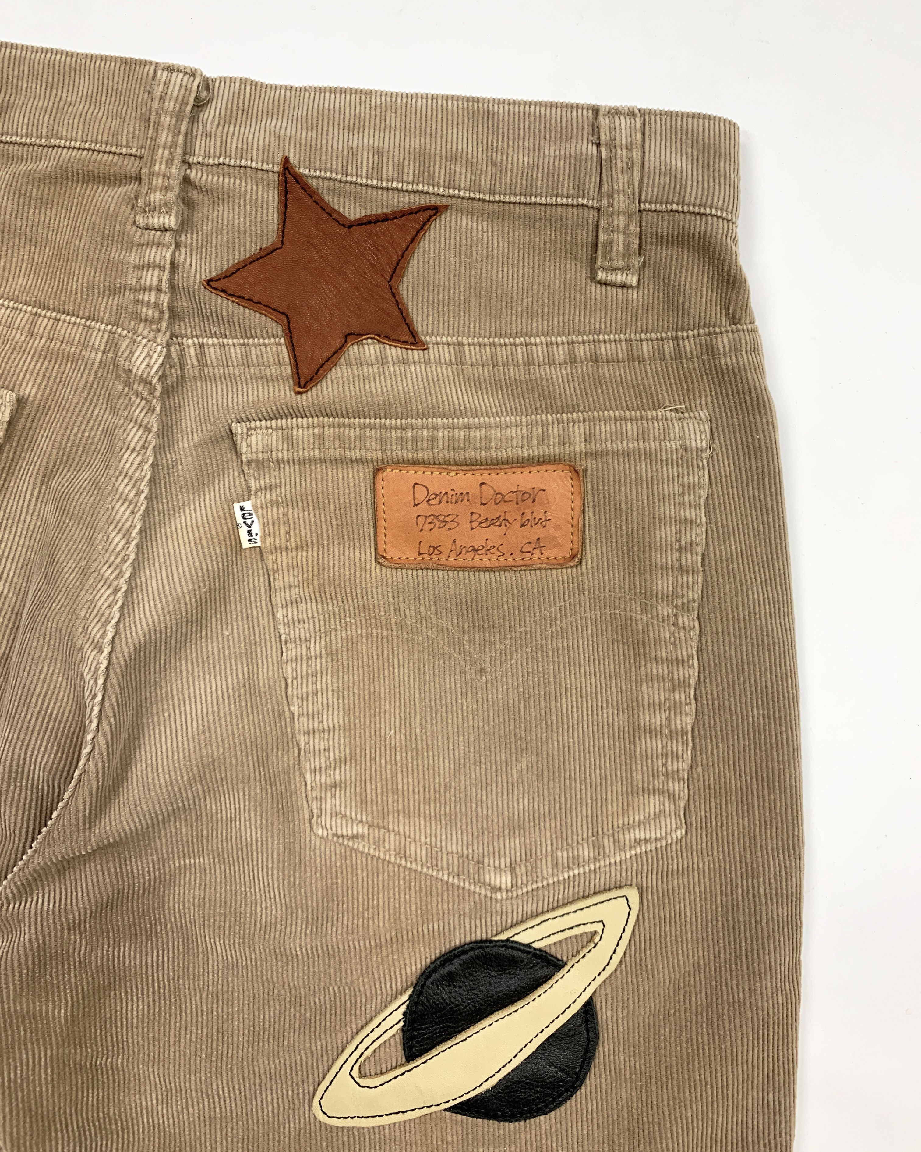 Hollywood Trading Company × Levi's × Vintage 70s Levis Corduroy (Customized by Denim Doctors) Size US 31 - 10 Thumbnail