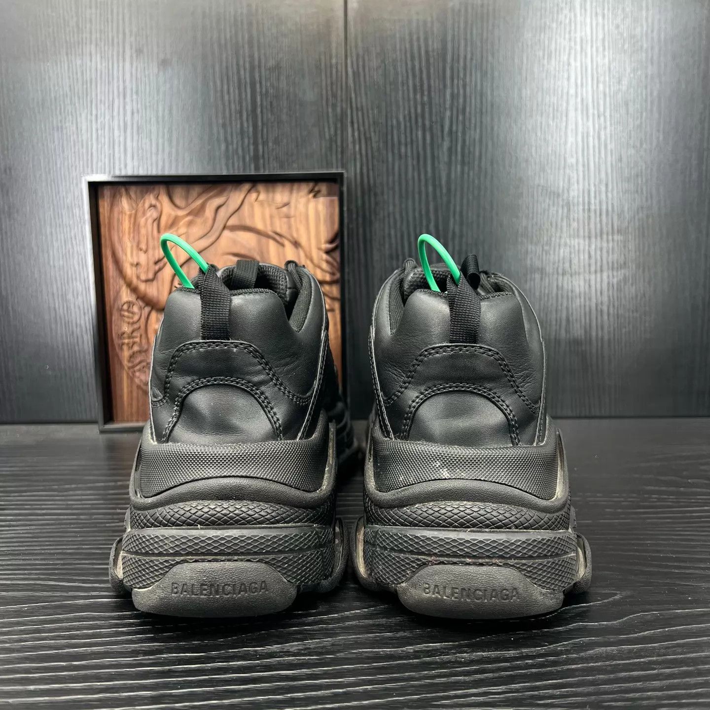 Balenciaga Balenciaga Triple S Black Size 43 Like New Original Box Size US 10 / EU 43 - 6 Thumbnail