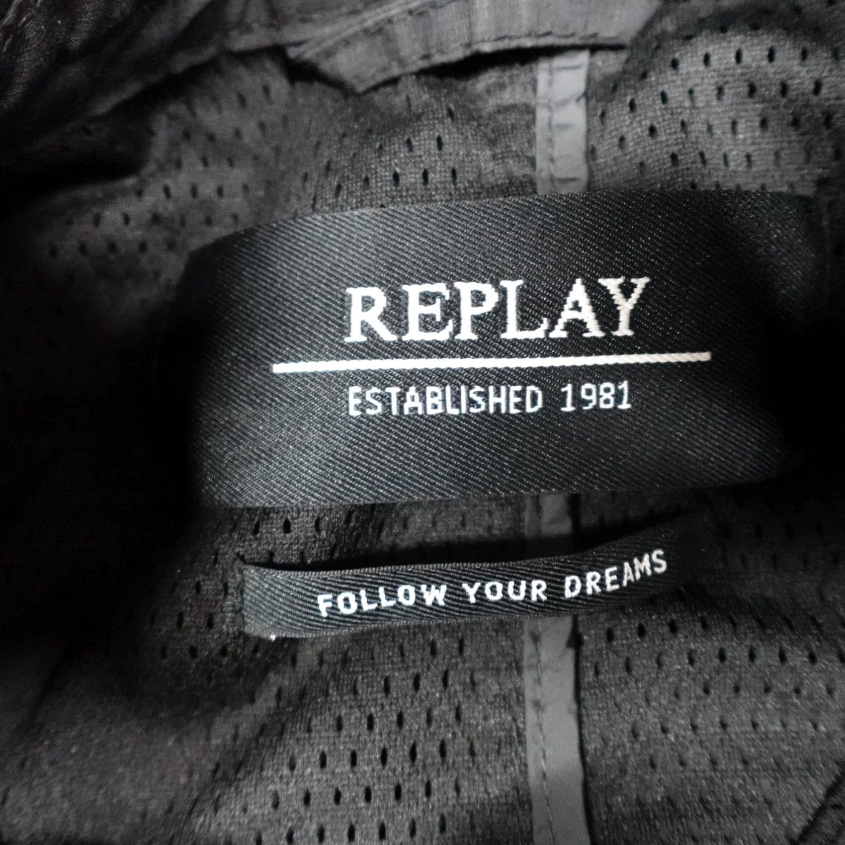 Replay Replay Bomber Jacket Black Size XL Biker Men's Coat Shirt Size US XL / EU 56 / 4 - 6 Thumbnail