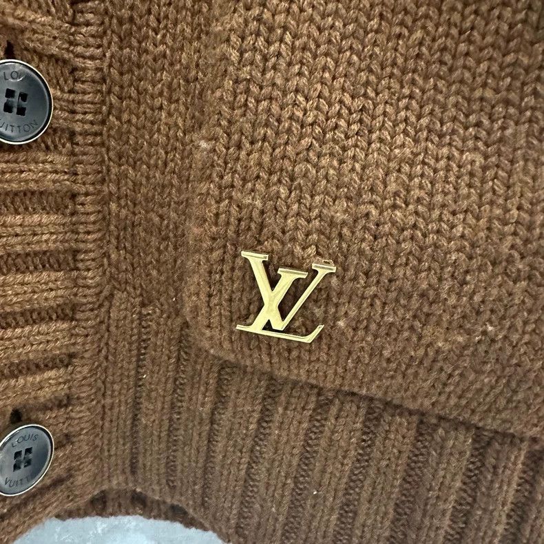 Louis Vuitton Louis Vuitton Wool Vintage Maillard Knit Cardigan Jacket Size US L / EU 52-54 / 3 - 5 Thumbnail