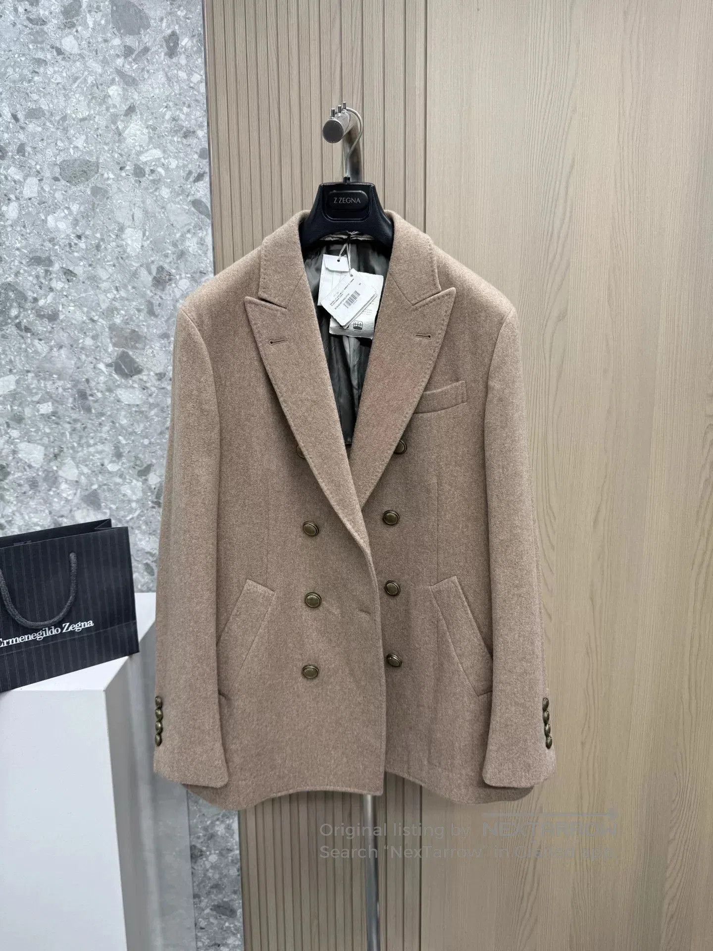 Brunello Cucinelli Brunello Cucinelli Cashmere Winter Coat. Size US L / EU 52-54 / 3 - 1 Thumbnail