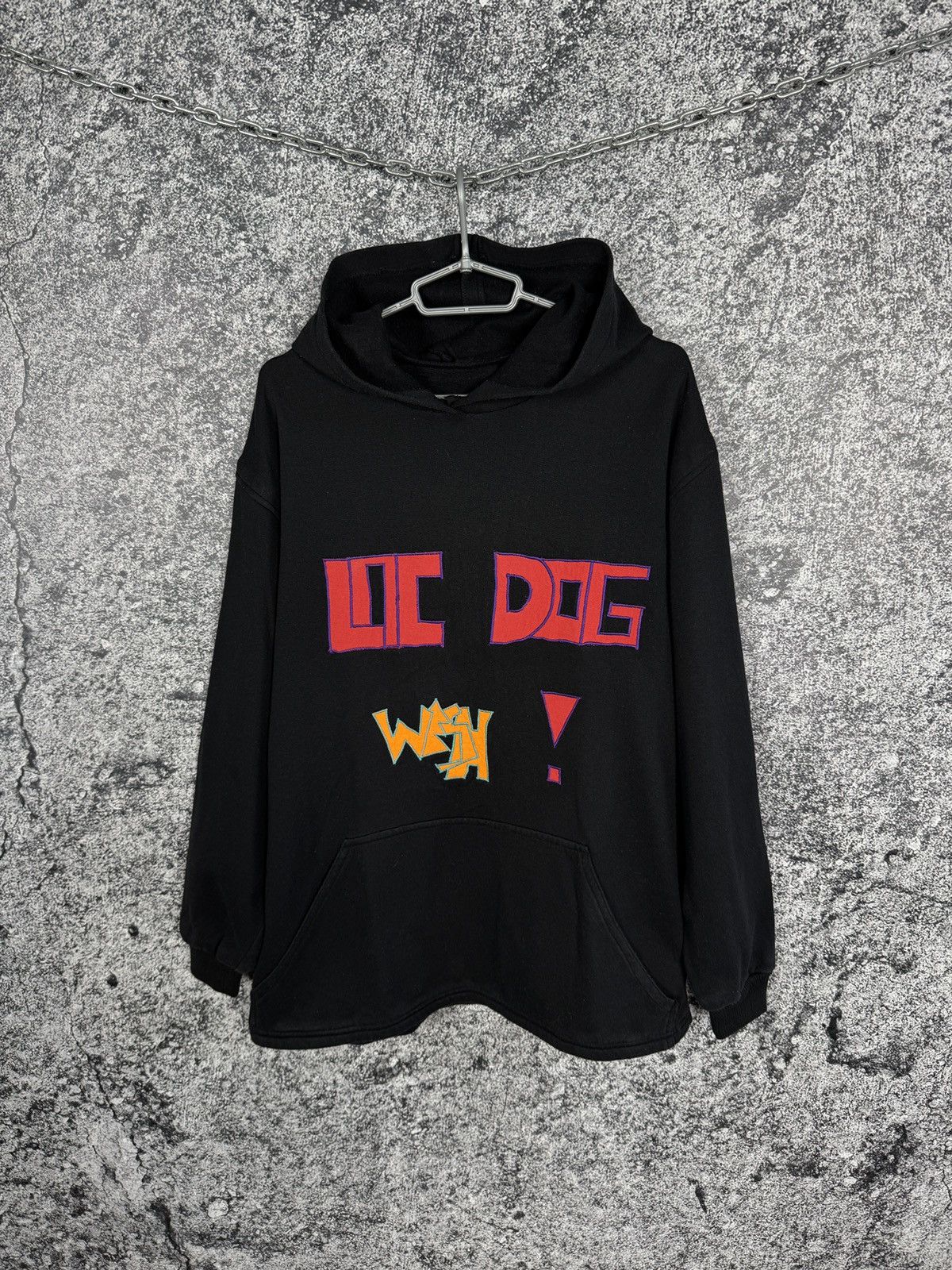 Vintage Vintage Graffiti Hoodie Loc Gog Wish Luga Phymes Hip-Hop XL Size US XL / EU 56 / 4 - 2 Thumbnail