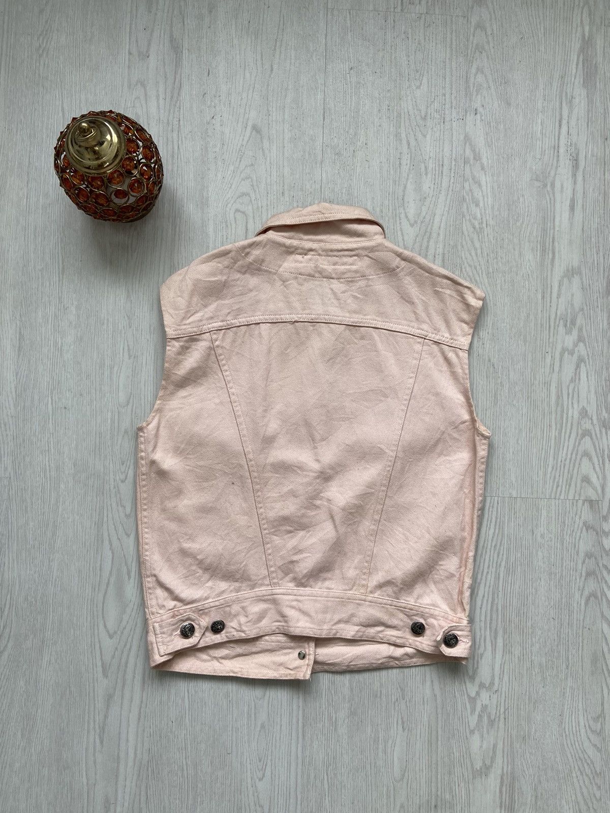 Katharine Hamnett London Vintage 2000’s Katharine Hamnett Trucker Denim Vest Size M / US 6-8 / IT 42-44 - 2 Thumbnail