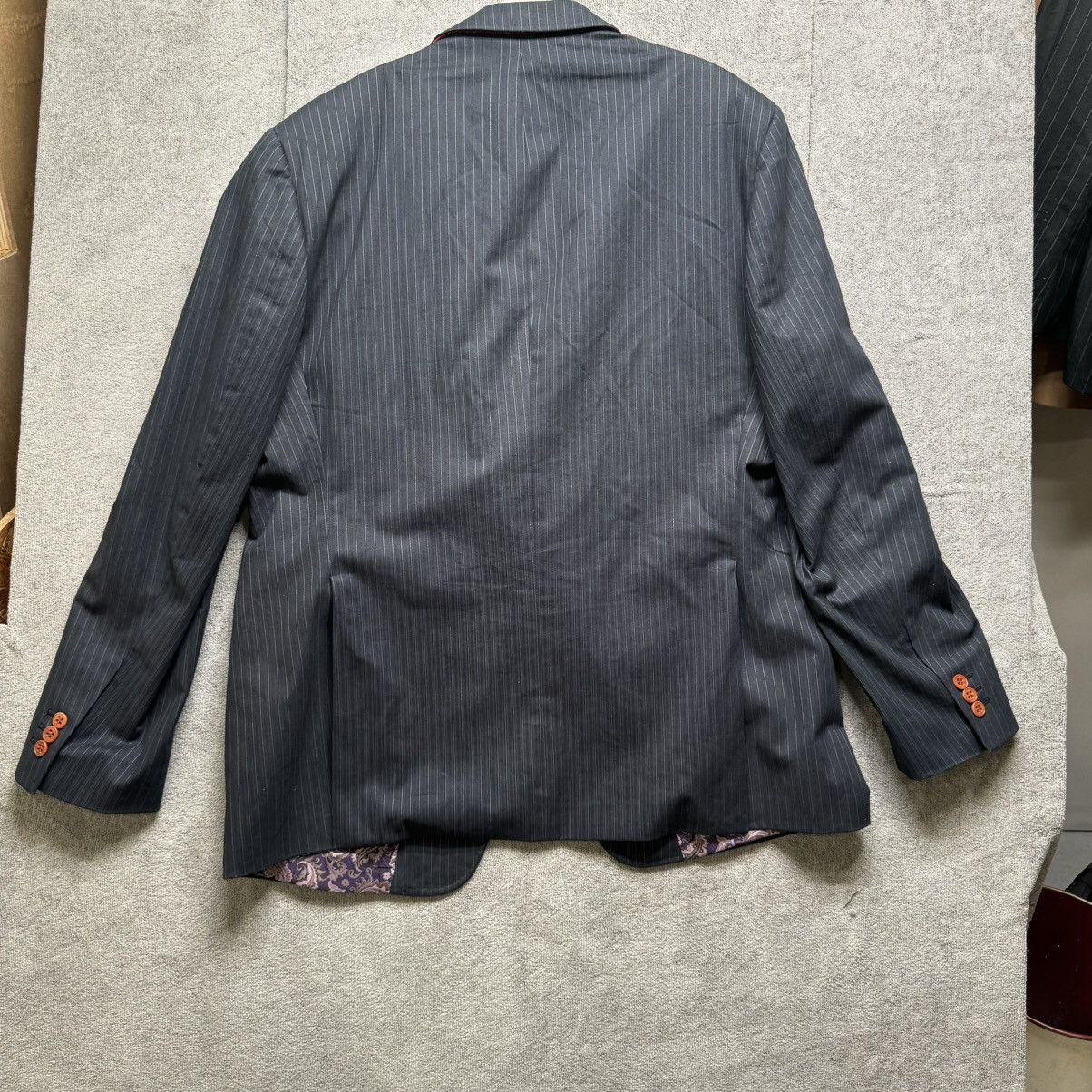 Robert Graham Robert Graham Pinstripe Sport Coat/Blazer Size 44R - 8 Thumbnail