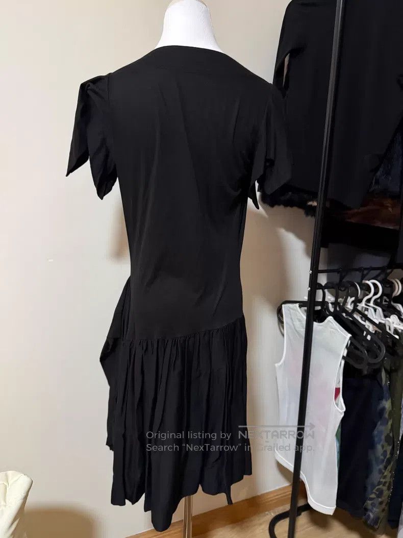 Vivienne Westwood Vivienne Westwood Saturn Embroidery Odd Dip-Dyed Black Dre Size M / US 6-8 / IT 42-44 - 5 Thumbnail