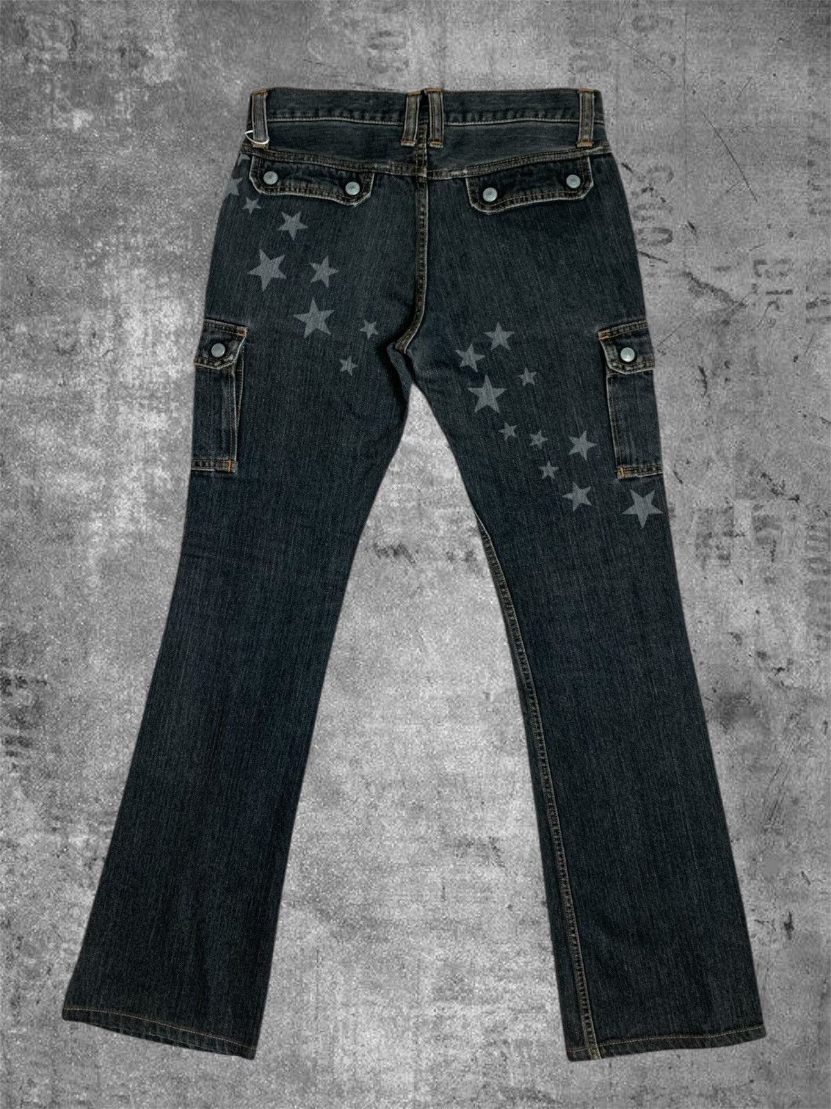 Hysteric Glamour hysteric Glamour flared cargo washed black denim pants Size US 30 / EU 46 - 5 Thumbnail