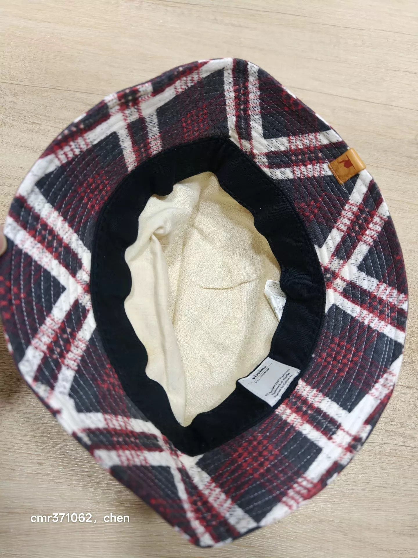 Visvim VISVIM 16SS DOME bucket hat printed check ML used Size ONE SIZE - 5 Thumbnail