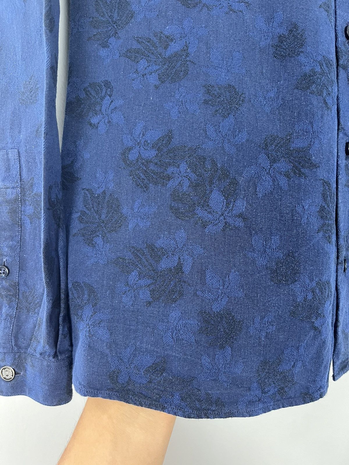 The Kooples The Kooples Floral Cotton Long Sleeve Shirt Size US S / EU 44-46 / 1 - 6 Thumbnail