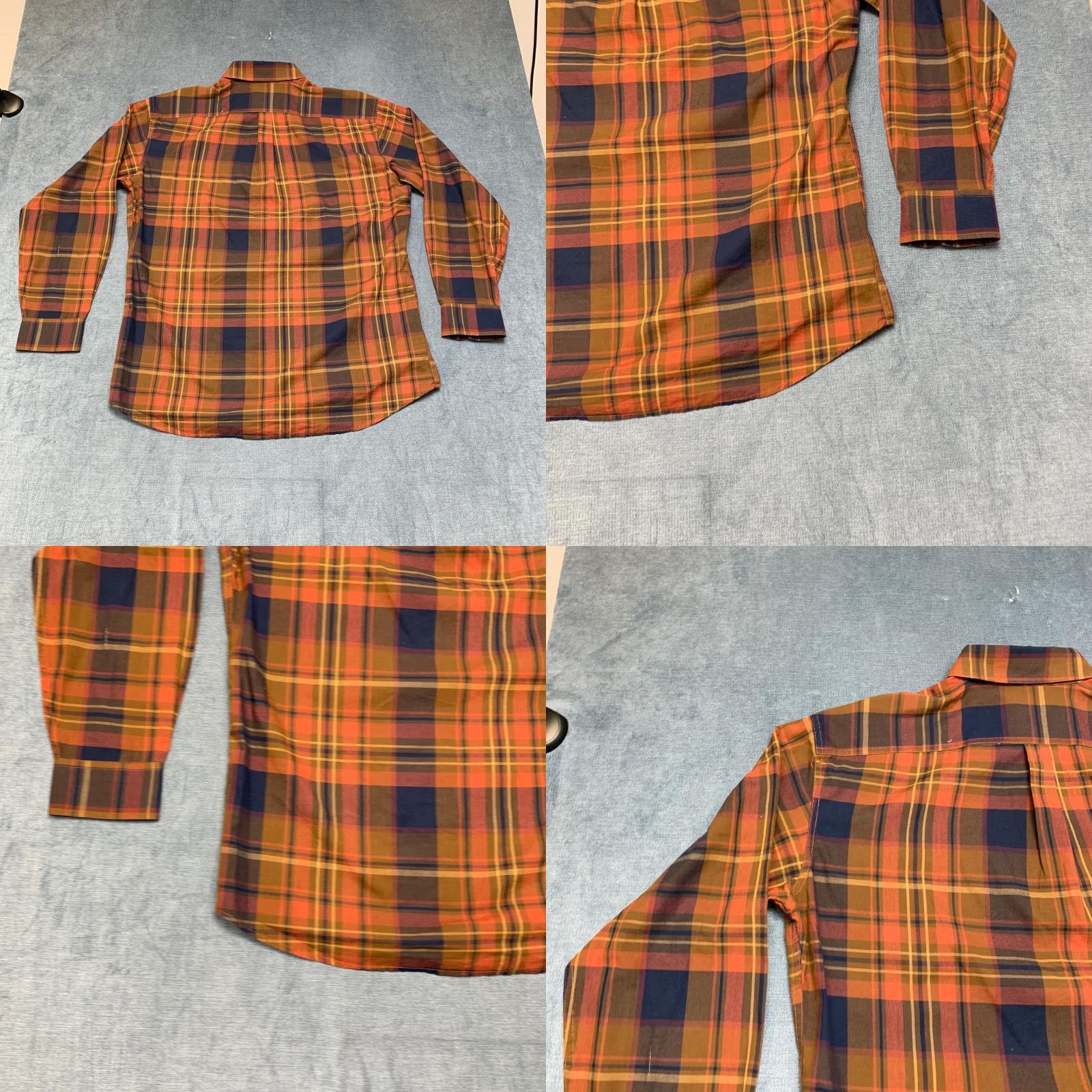 Bills Khakis VINTAGE Bills Khakis Shirt Mens XL Orange Plaid Classic Fit Pockets Button Down Outdoor Size US L / EU 52-54 / 3 - 8 Thumbnail