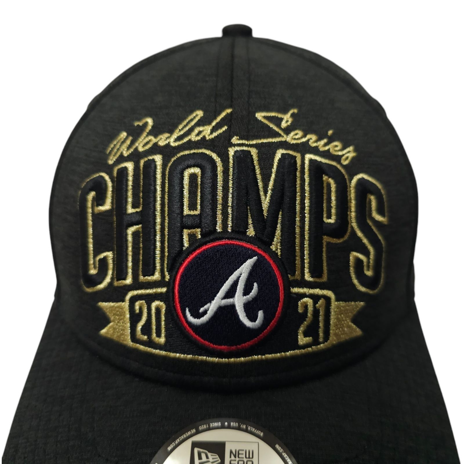 New Era Atlanta Braves Snapback Hat MLB 2021 World Series Champs Cap Size ONE SIZE - 9 Thumbnail
