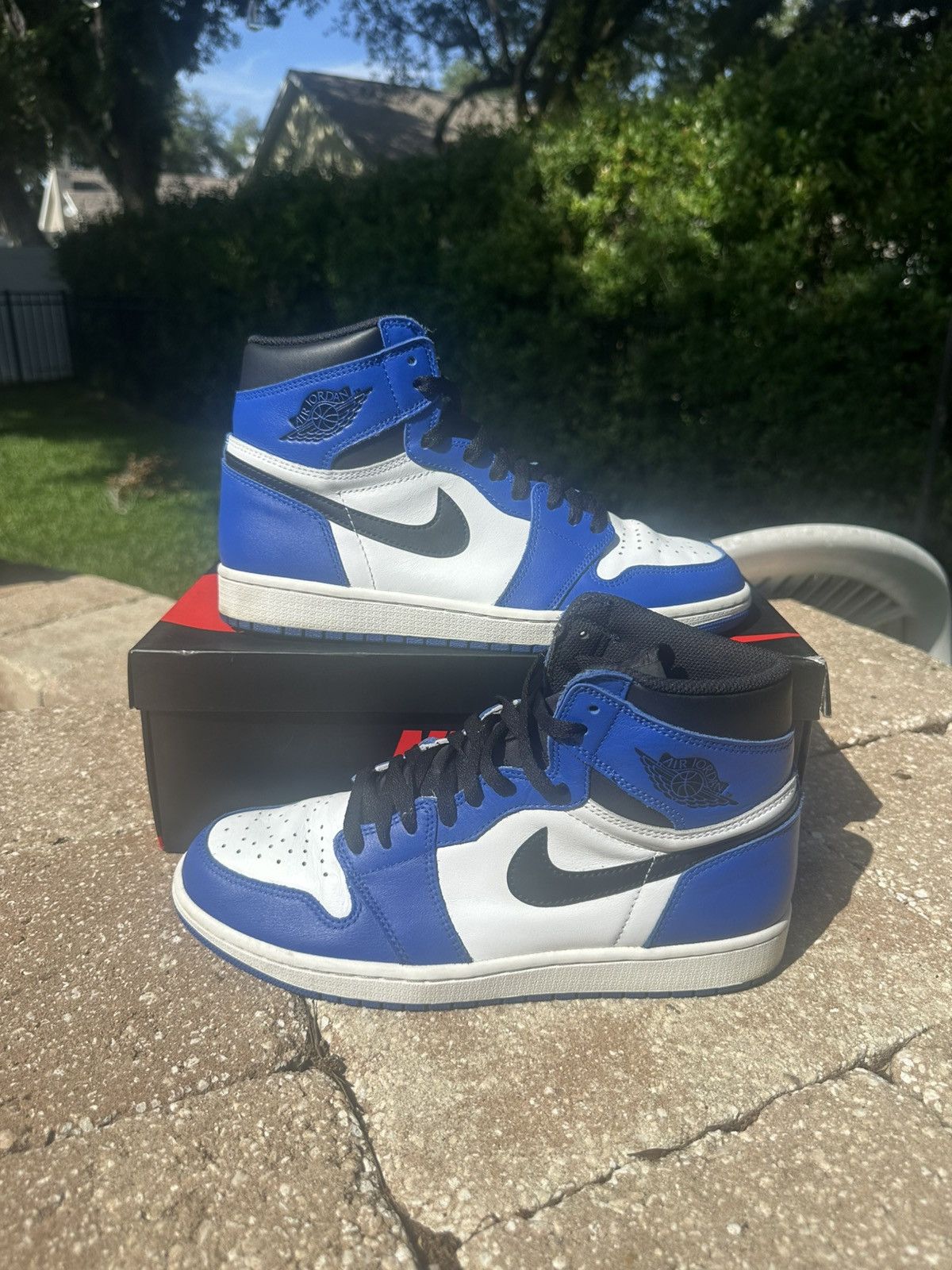 Jordan Brand Nike Air Jordan 1 High OG Game Royal 555088-403 Size 10 Size US 10 / EU 43 - 6 Thumbnail