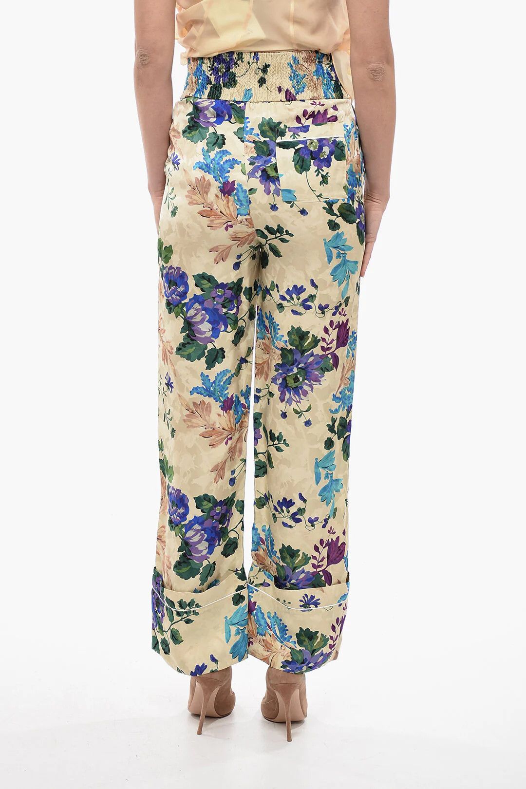 Off-White og1mm0426 Hi Elasticated Waist Printed Trouser in Multicolor Size 27" / US 4 / IT 40 - 2 Thumbnail