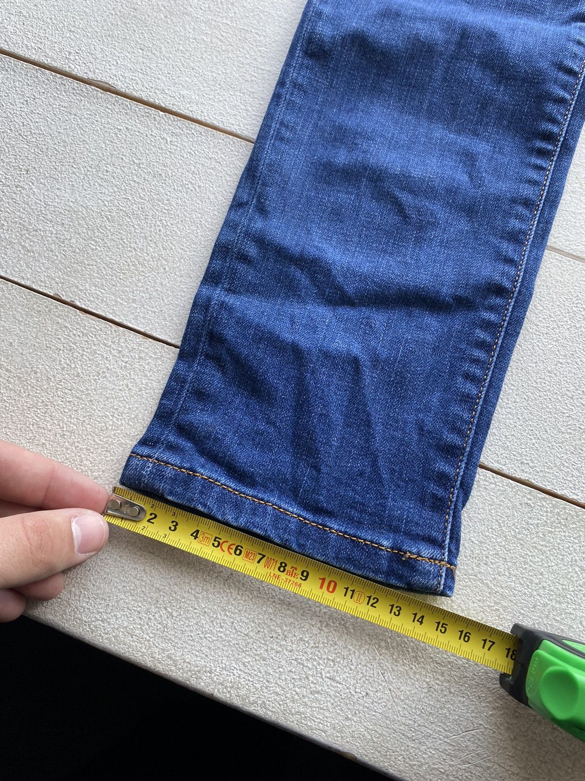 20471120 × Diesel Diesel Opium Skinny Punk Gothic Designer Denim Jeans Rare Size US 29 - 3 Thumbnail