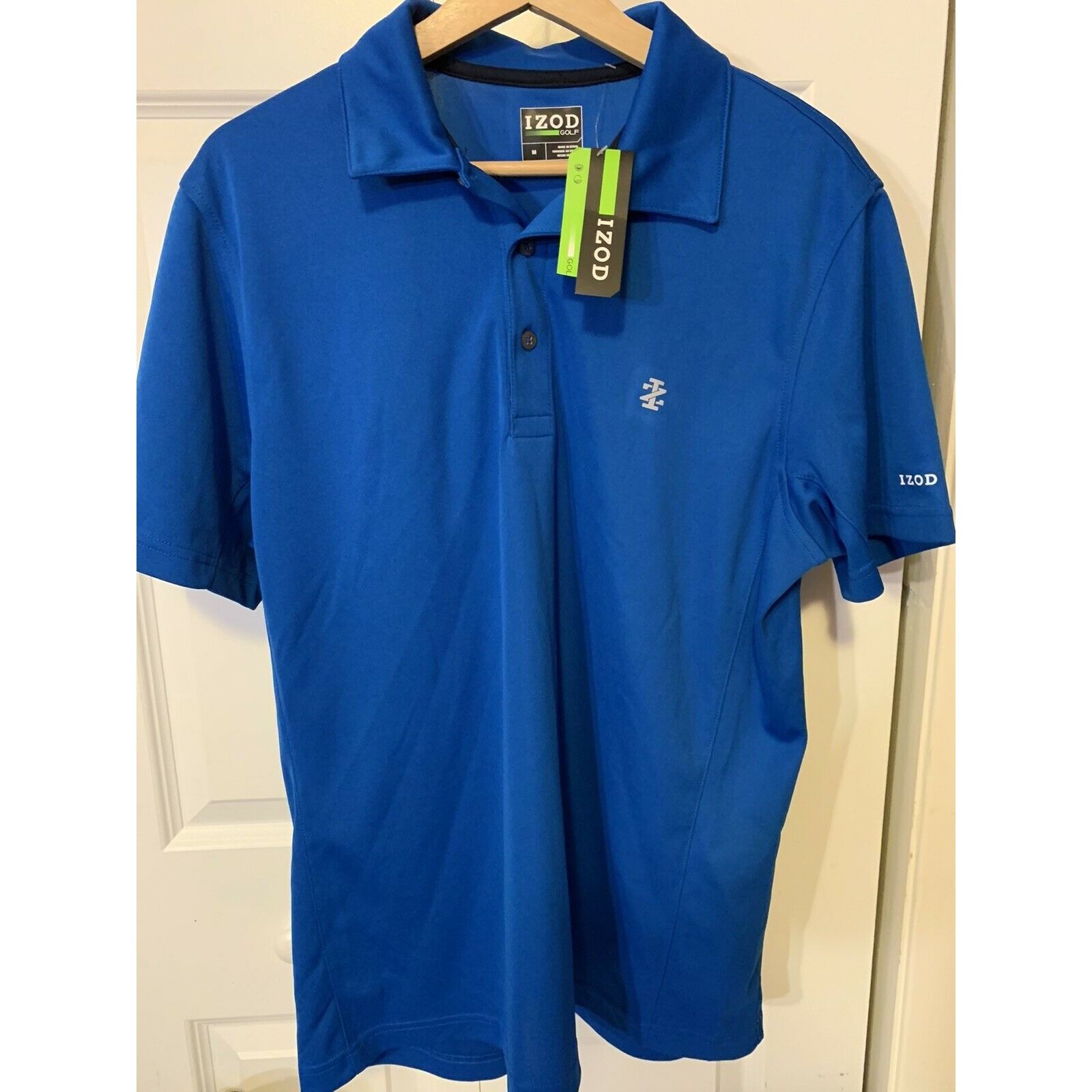 Izod New IZOD Golf Blue Athletic Golf Polo Shirt Men’s Sz M Size US M / EU 48-50 / 2 - 3 Thumbnail