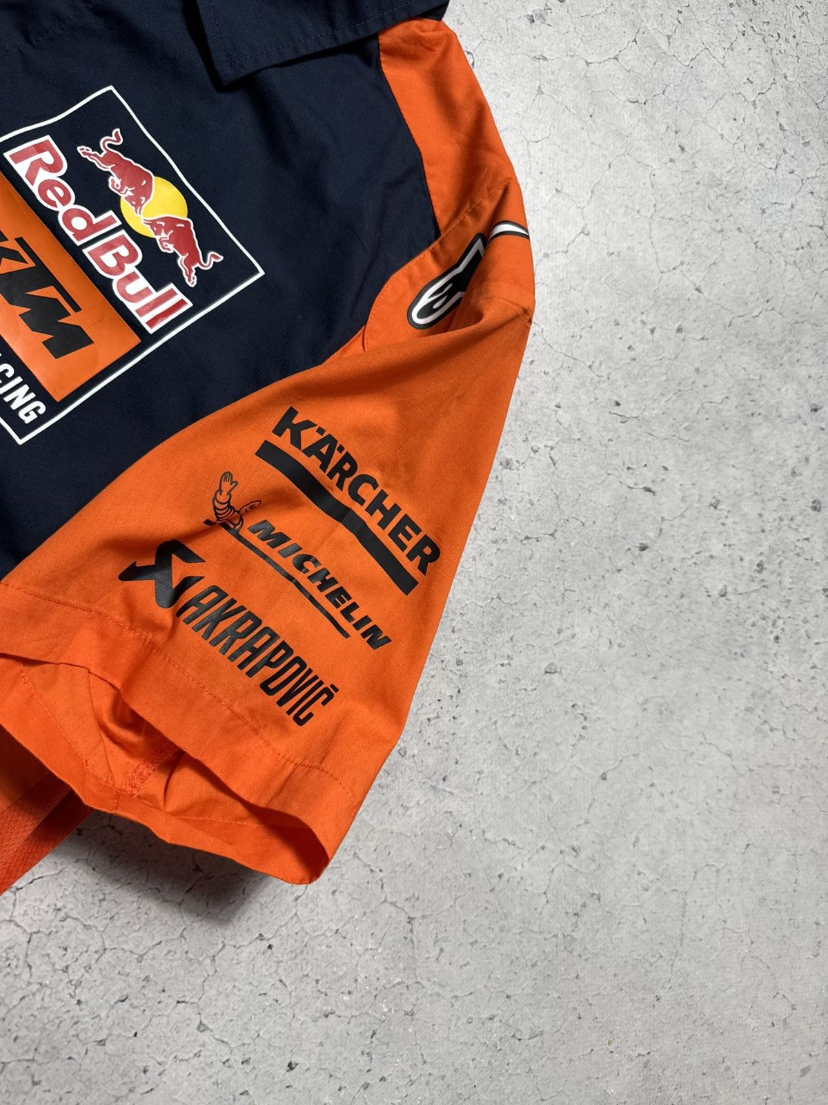 Vintage KTM Moto RedBull Alpinestars Vintage Racing Button Shirt Size US L / EU 52-54 / 3 - 7 Thumbnail