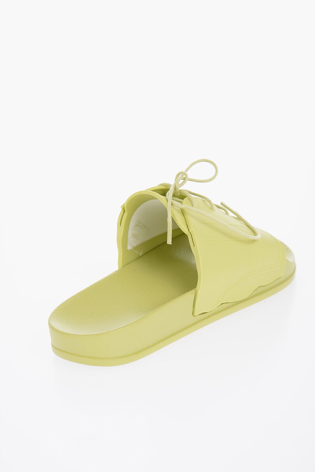 Maison Margiela og1mm1224 Rubber Slides in Acid Green Size US 5 / IT 35 - 3 Thumbnail