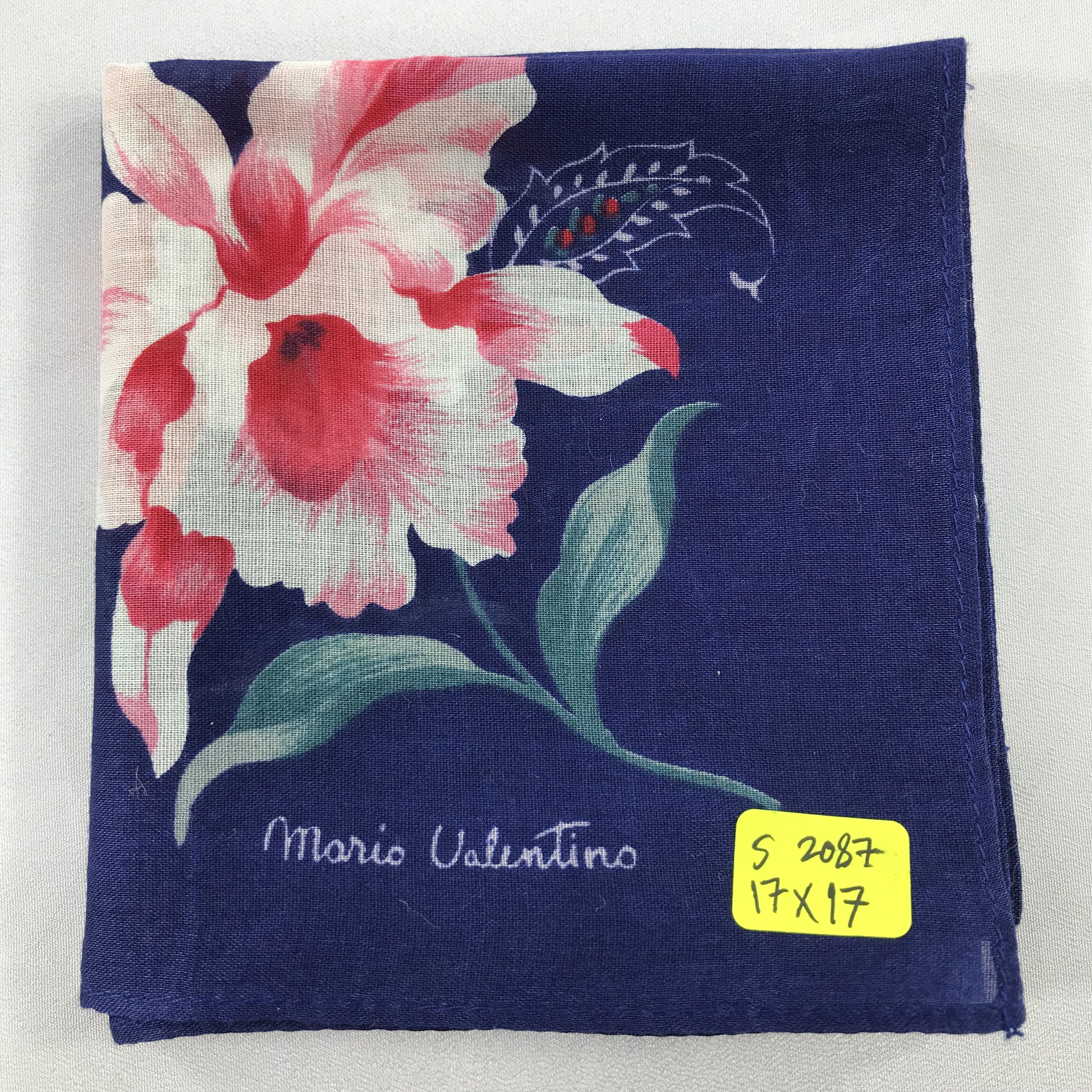 Mario Valentino × Vintage Mario Valentino Bandana / Handkerchief / Neckerchief - S2087 Size ONE SIZE - 5 Thumbnail
