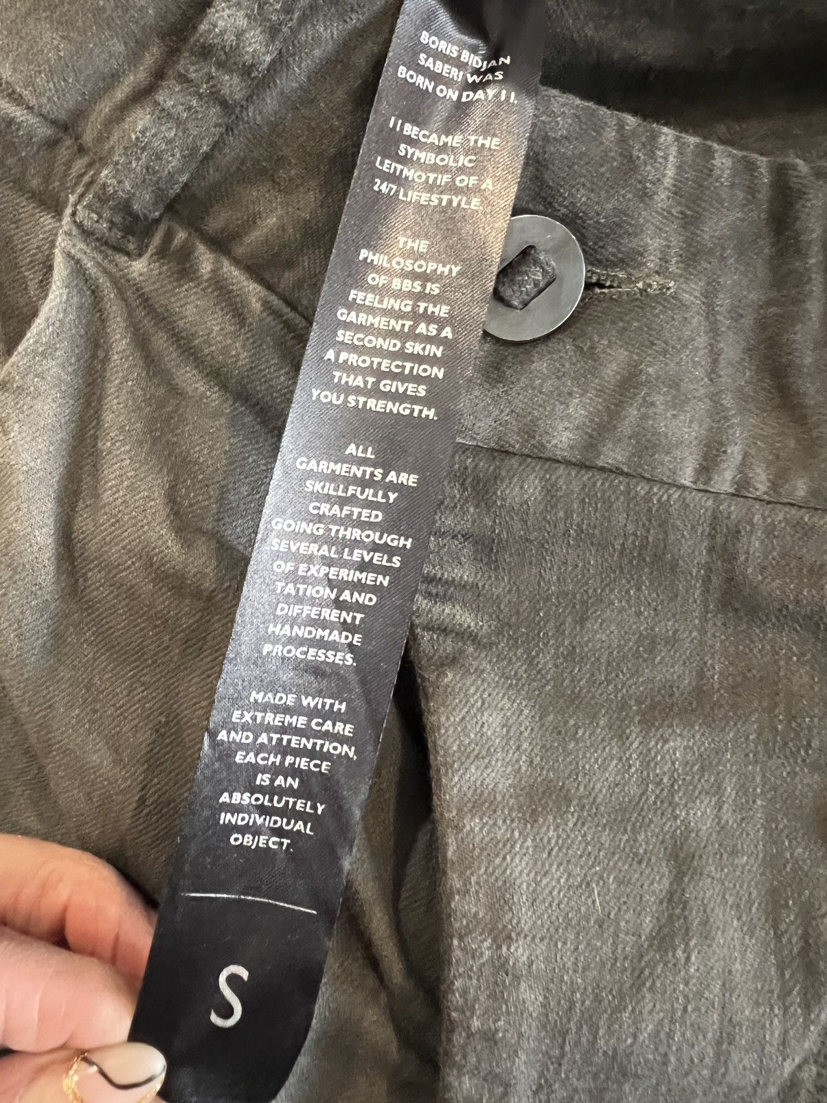 Boris Bidjan Saberi Boris Bidjan Saberi P13 Tight Fit Jeans II Small Faded Dark Size US 30 / EU 46 - 11 Thumbnail