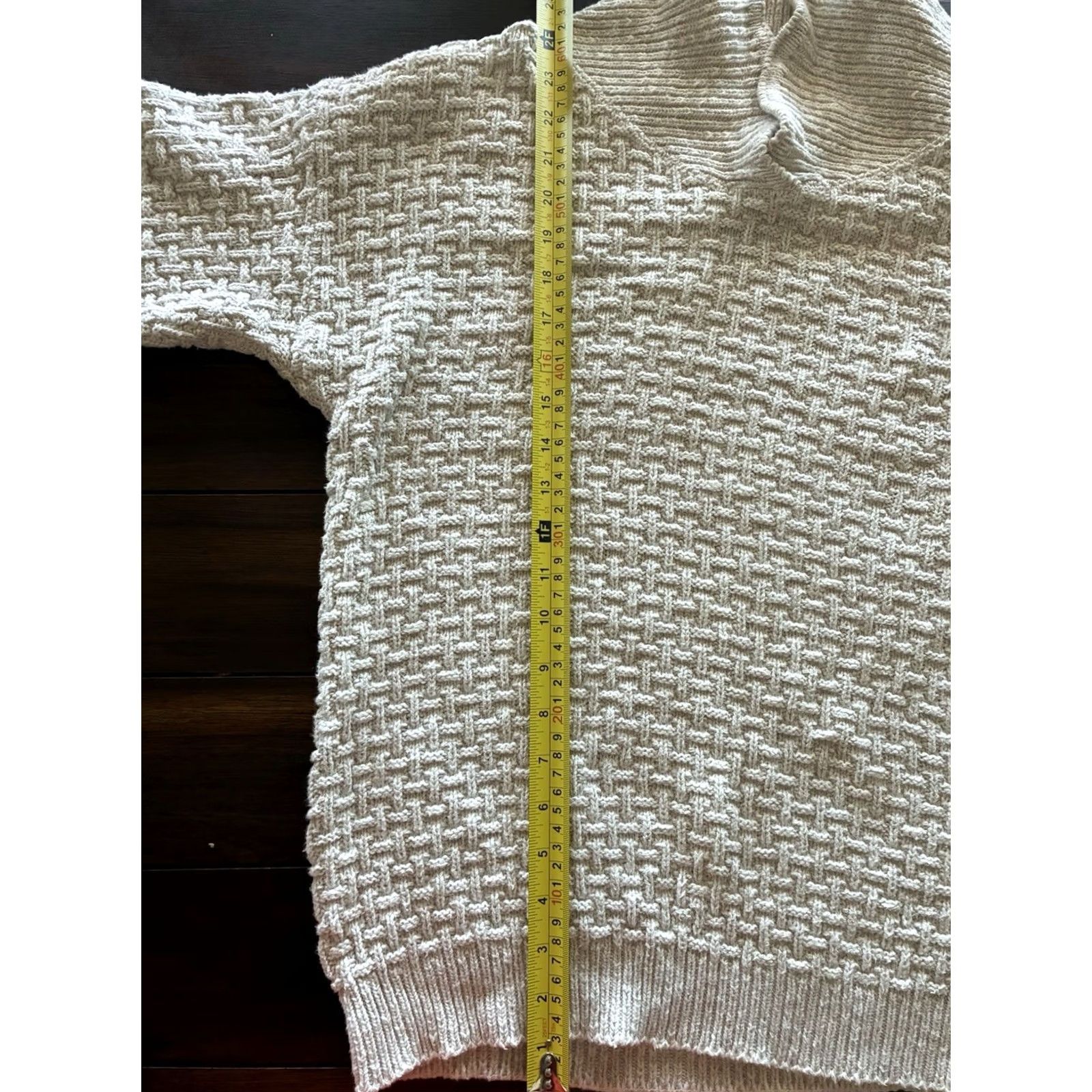 Eddie Bauer VINTAGE Eddie Bauer Sweater Womens Petite Small Ivory Pullover Knit 100% Cotton Pullover White/ Ivory Womens PS Medium? Size S / US 4 / IT 40 - 6 Thumbnail