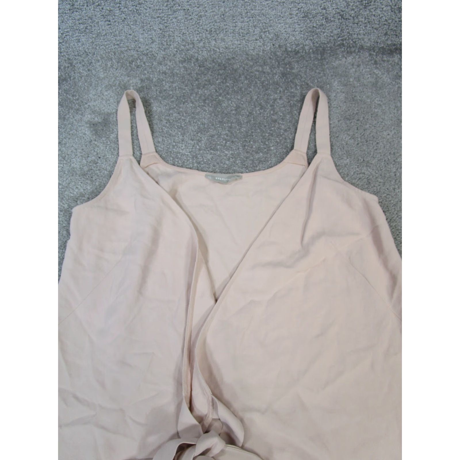 Everlane VINTAGE Everlane Dress Womens 6 Pink A-Line Sleeveless Wrap Short Casual Size M / US 6-8 / IT 42-44 - 2 Thumbnail