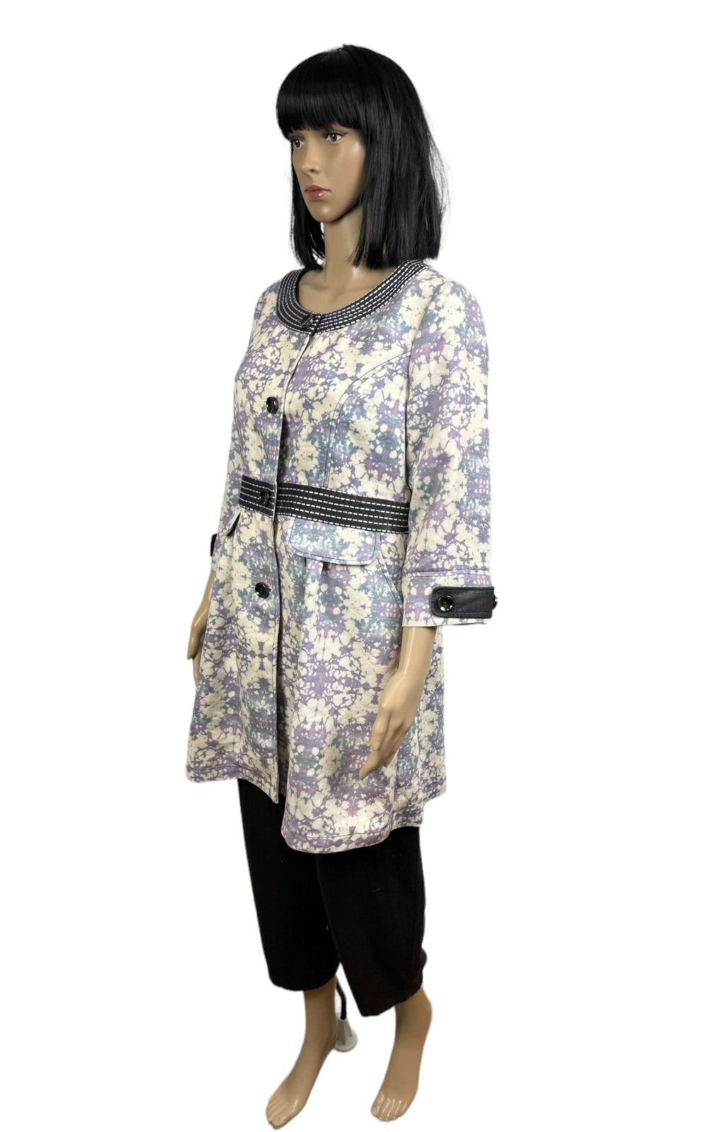 Custo Barcelona Custo Barcelona Multicolor Trench-Coat Polyester size 42 Size M / US 6-8 / IT 42-44 - 7 Thumbnail