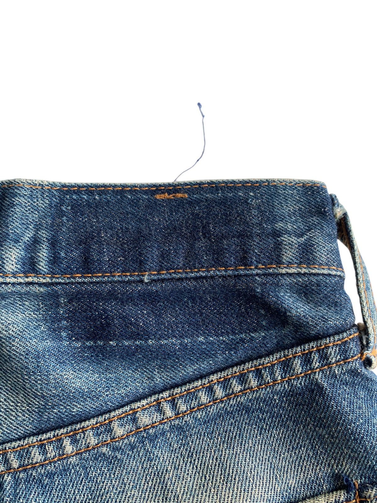 Levi's VINTAGE LEVIS BIG E SELVEDGE 502 XX DISTRESSED DENIM Size US 27 - 13 Thumbnail