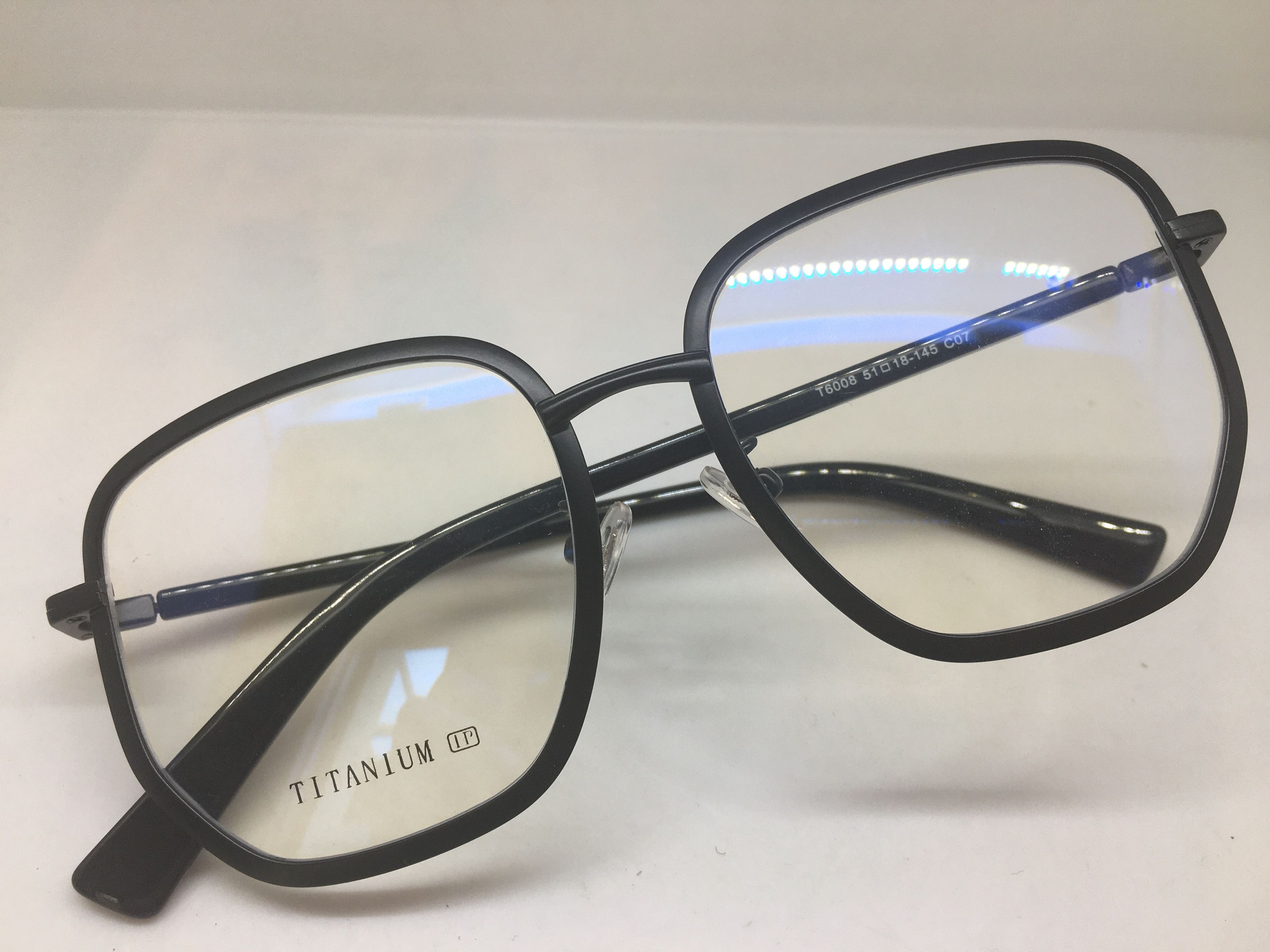 Other Oversize Black Titanium ROCKABILLY Eyeglasses Frame Size ONE SIZE - 5 Thumbnail