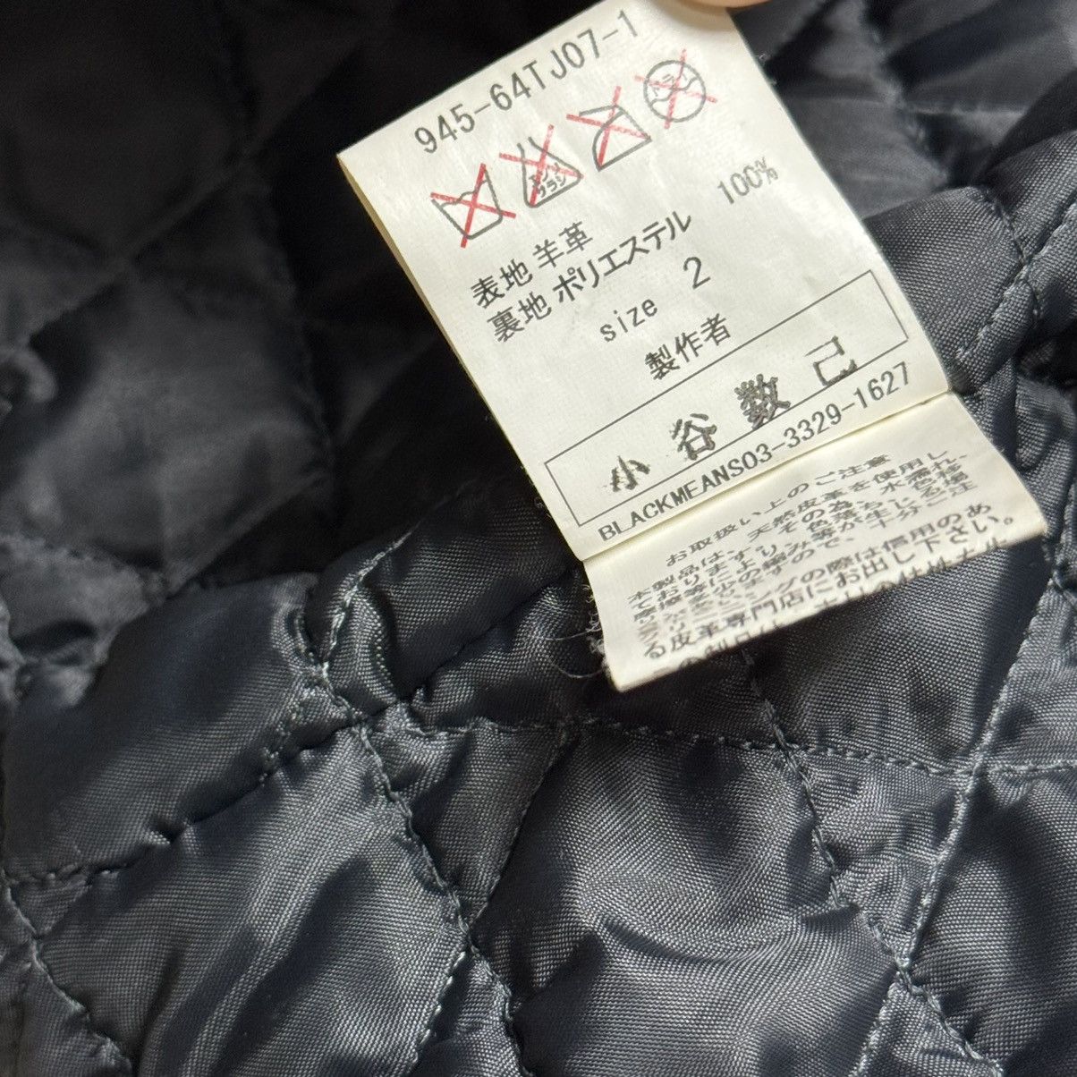 Blackmeans Black means Double Riders Leather Jacket Size US M / EU 48-50 / 2 - 6 Thumbnail