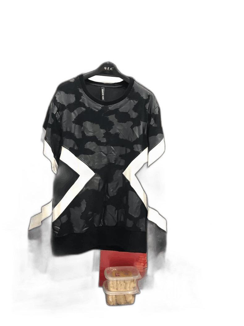 Neil Barrett Black Sweatshirt with White Details