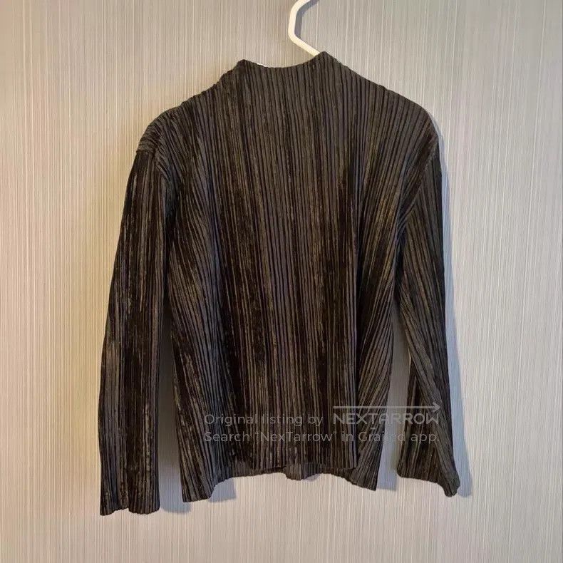 Issey Miyake Issey Miyake Velvet Ruched Top Size M / US 6-8 / IT 42-44 - 1 Thumbnail
