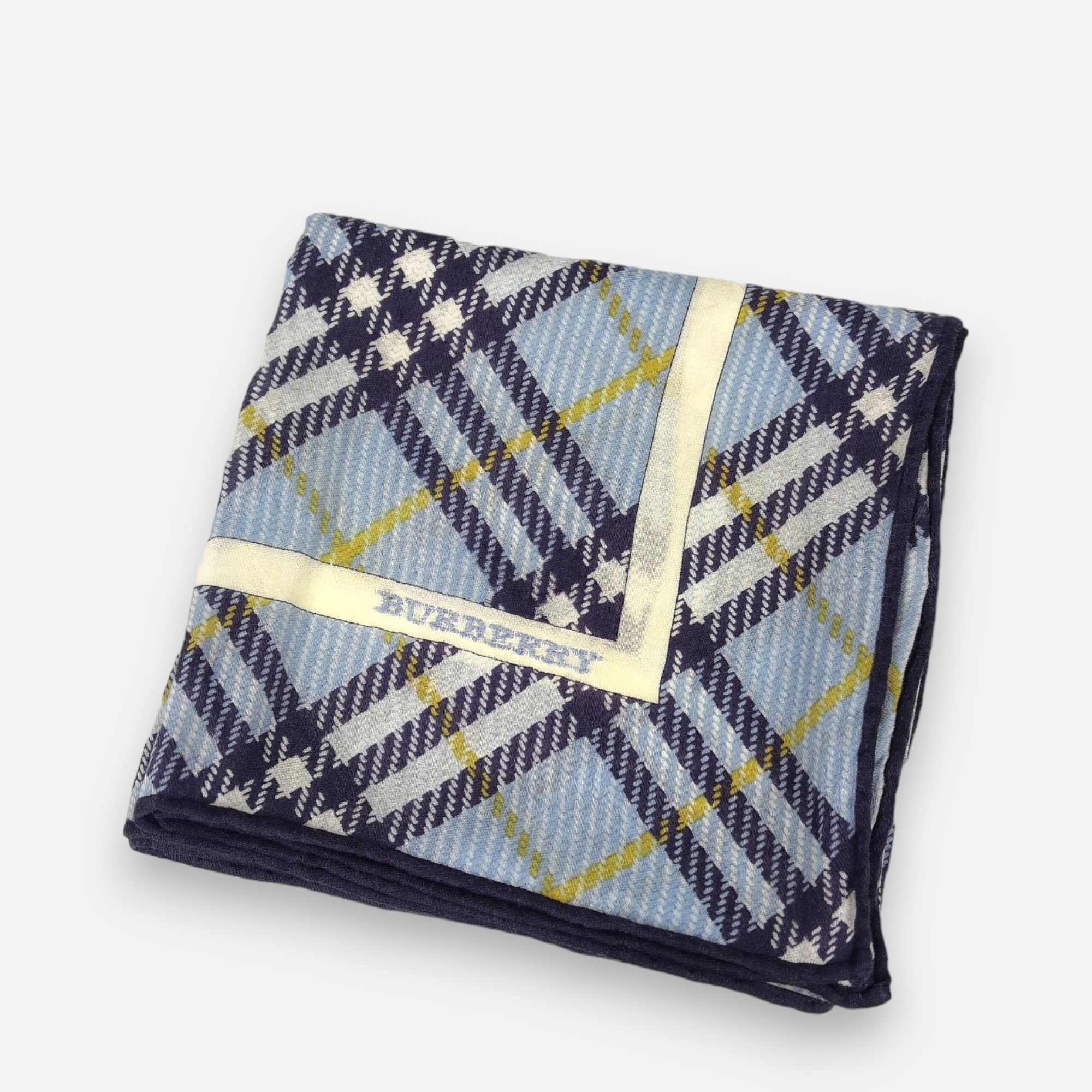 Burberry × Vintage Vintage Burberry Handkerchief Pocket Square Bandana Size ONE SIZE - 4 Thumbnail