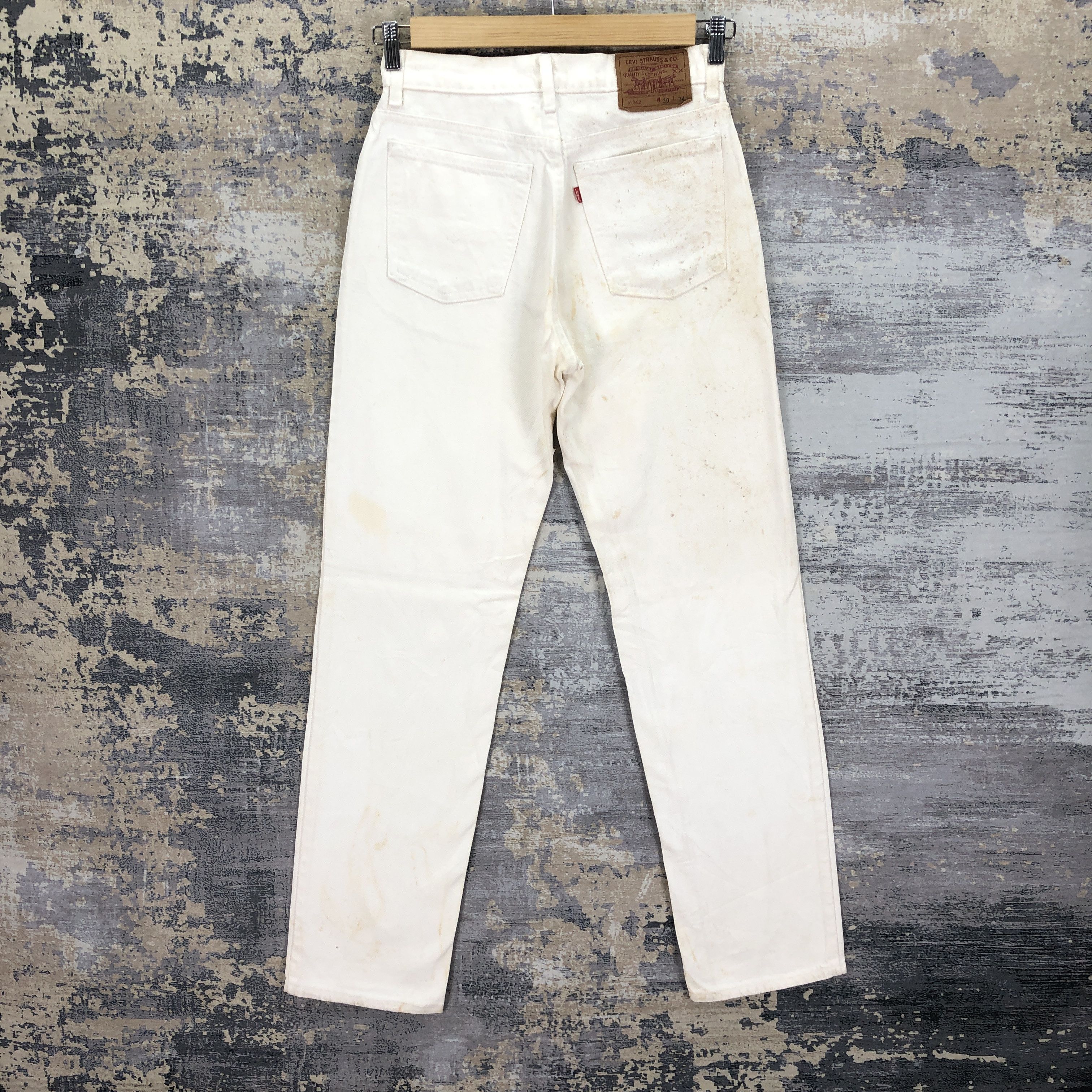 Levi's Vintage 90's Levis Off White Jeans Levi's 510 Denim Size 26" / US 2 / IT 38 - 2 Thumbnail