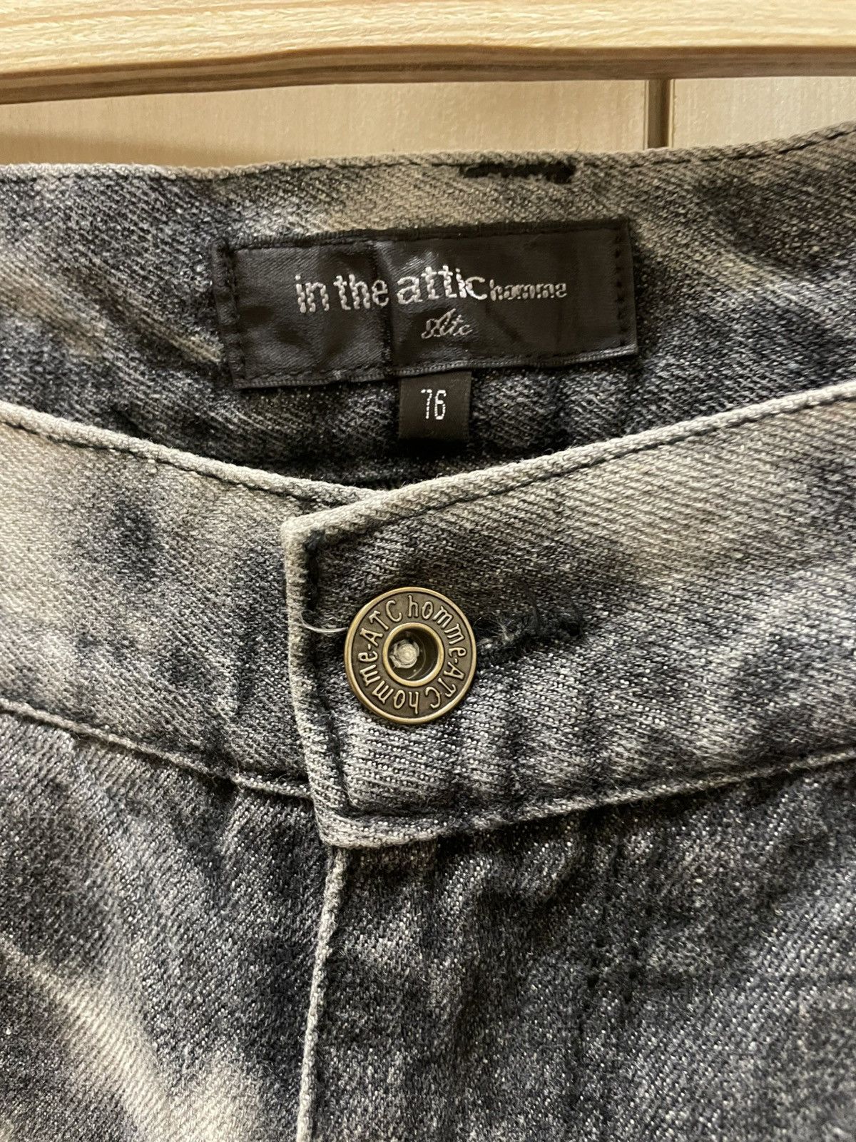 In The Attic In The Attic Black Bleach Denim Size US 32 / EU 48 - 7 Thumbnail