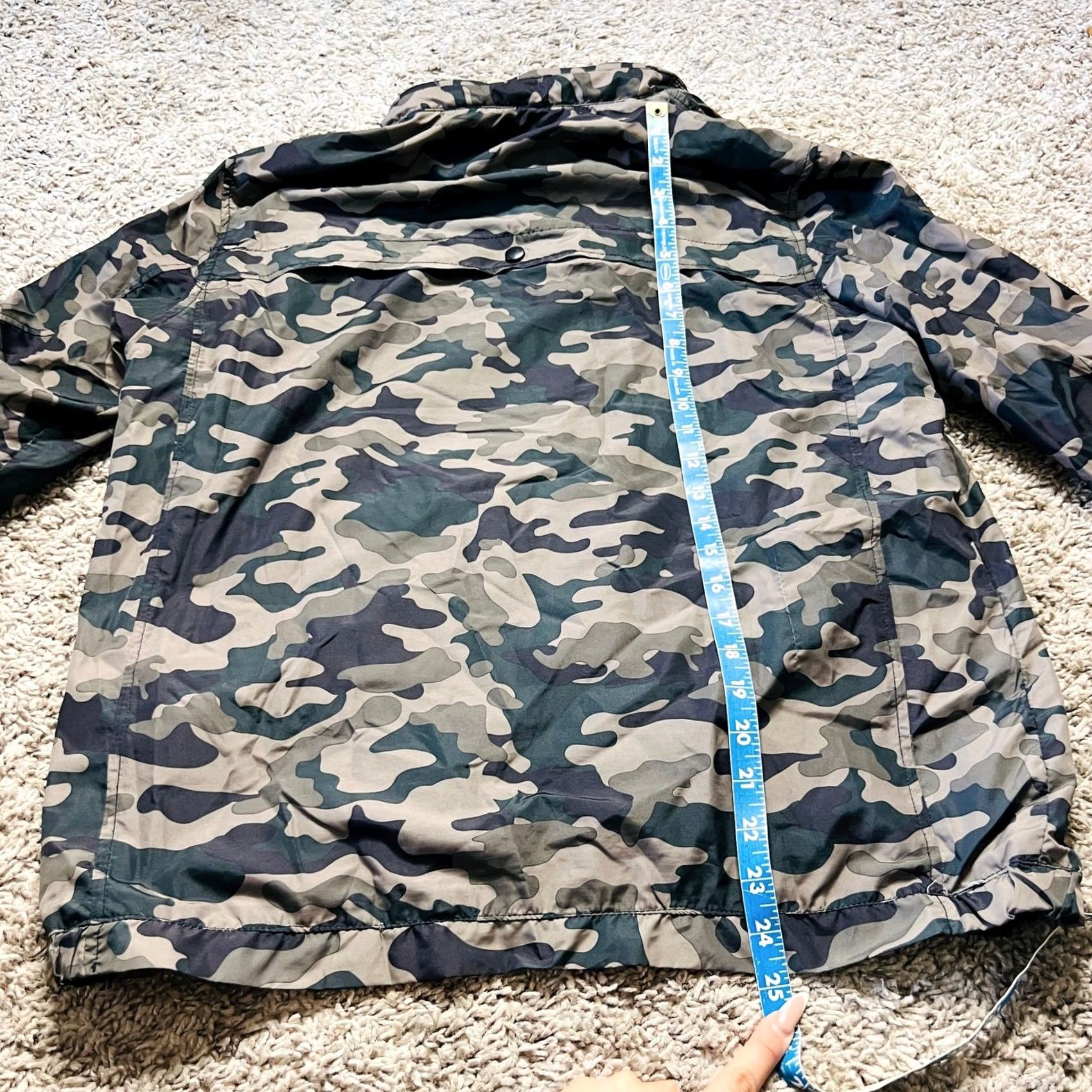 Forever 21 VINTAGE Forever 21 Jacket Hooded Camouflage Pullover Windbreaker S Military Men Size S Green Womens/Mens Size US S / EU 44-46 / 1 - 3 Thumbnail