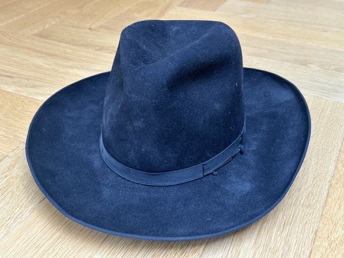 Borsalino Vintage Borsalino Fedora Felt Fur hat Size ONE SIZE - 1 Thumbnail