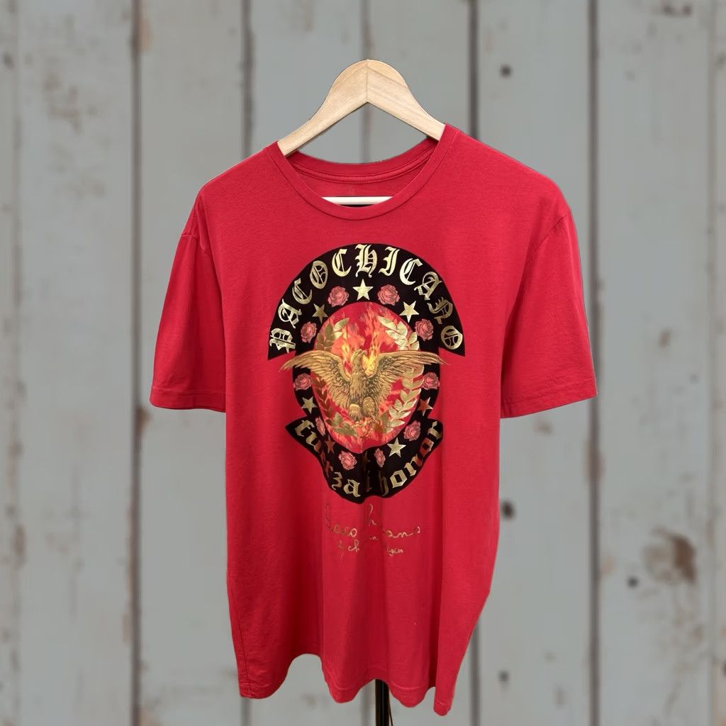 Vintage Paco Chicano T-Shirt M Men Red Y2K Christian Audigier Ed Hardy Style USA Size US M / EU 48-50 / 2 - 1 Thumbnail