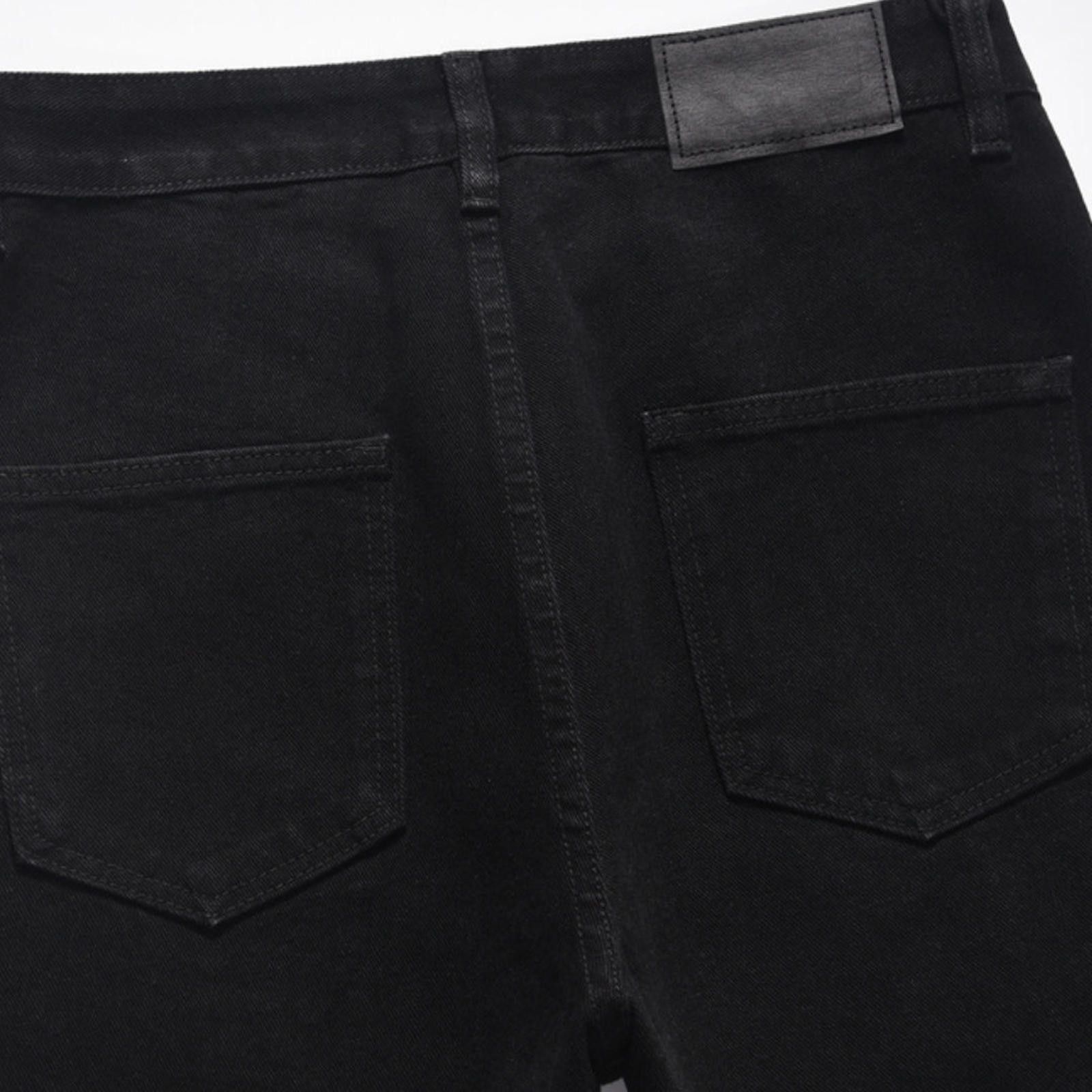 Japanese Brand Black Flared Denim Jeans Size US 32 / EU 48 - 8 Thumbnail