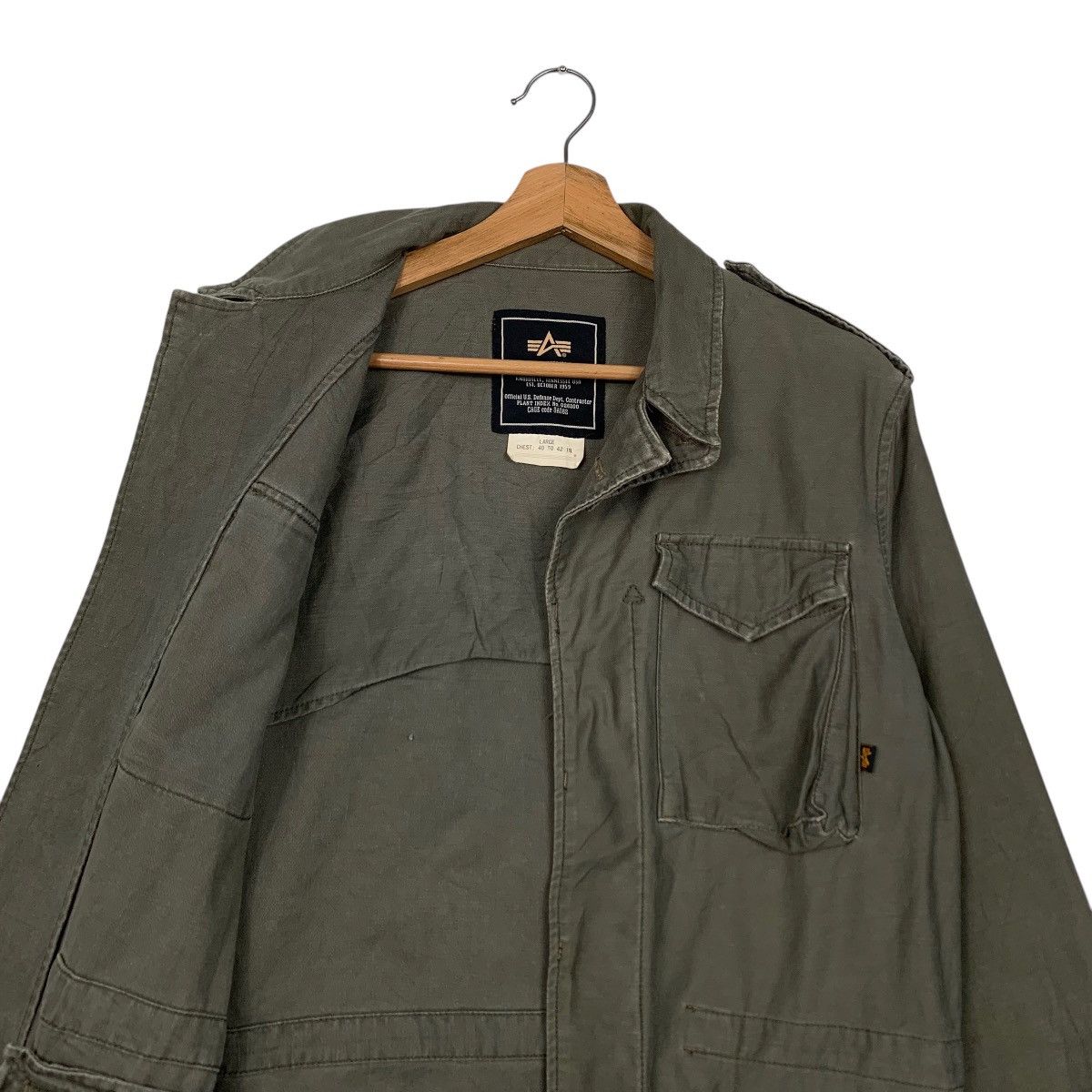 Alpha Industries × Japanese Brand ☀️Alpha Industries military four pocket jacket Size US M / EU 48-50 / 2 - 10 Thumbnail