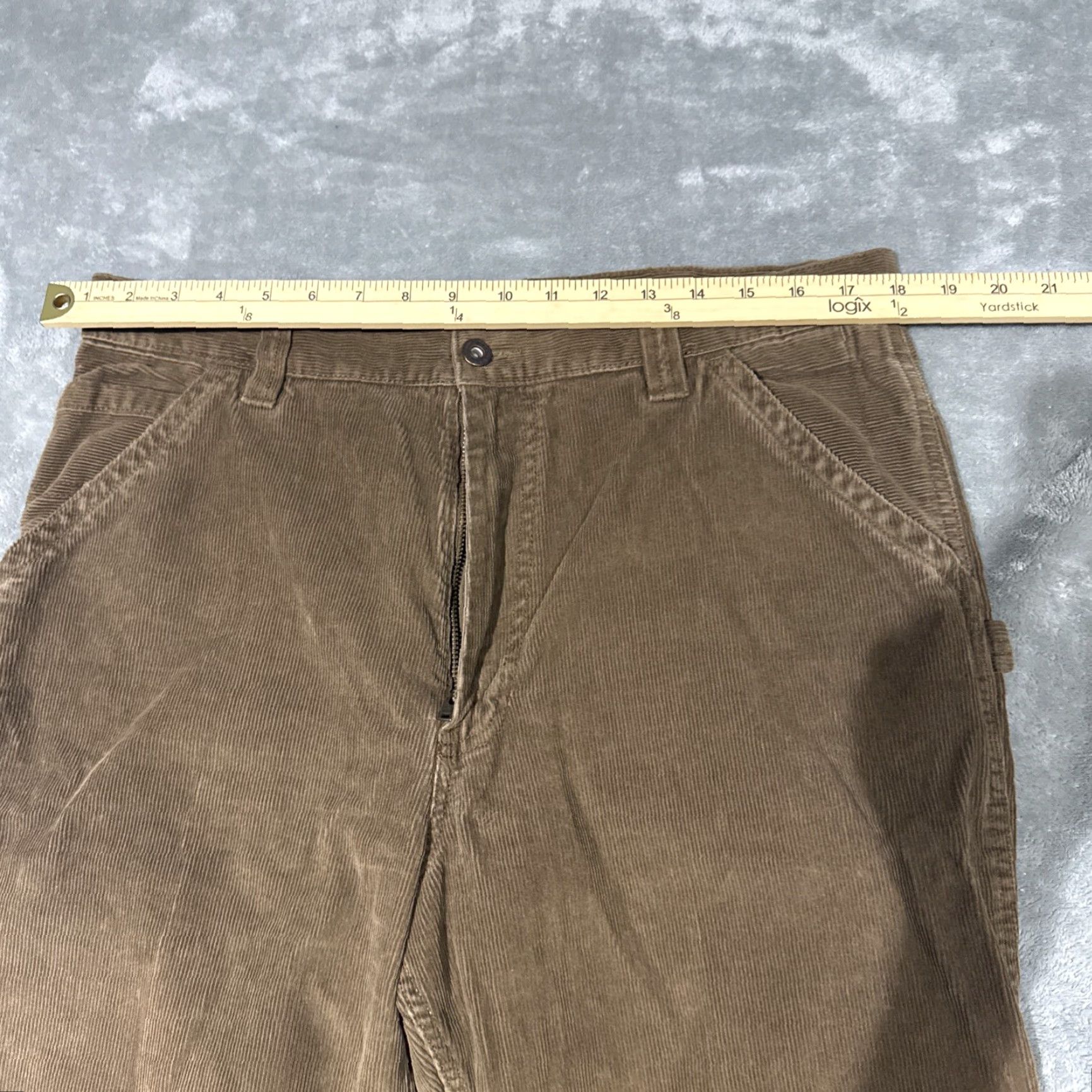 Old Navy Old Navy Painter's Corduroy Pants Men's Brown 36x32 Carpenter Straight Skater Casual Workwear Pants Size US 36 / EU 52 - 4 Thumbnail