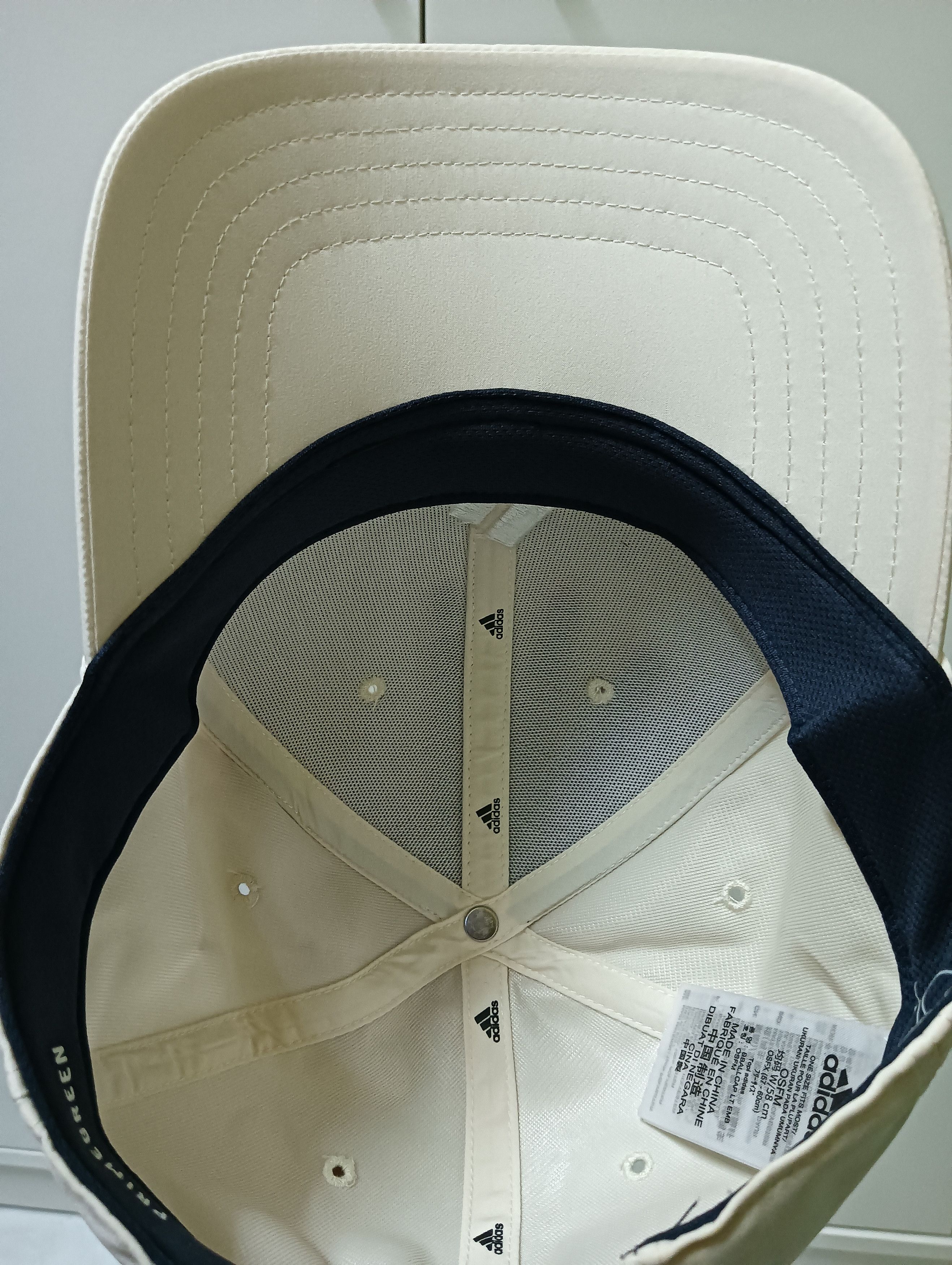 Adidas AUTHENTIC ADIDAS CAP-CREAM WHITE Size ONE SIZE - 4 Thumbnail