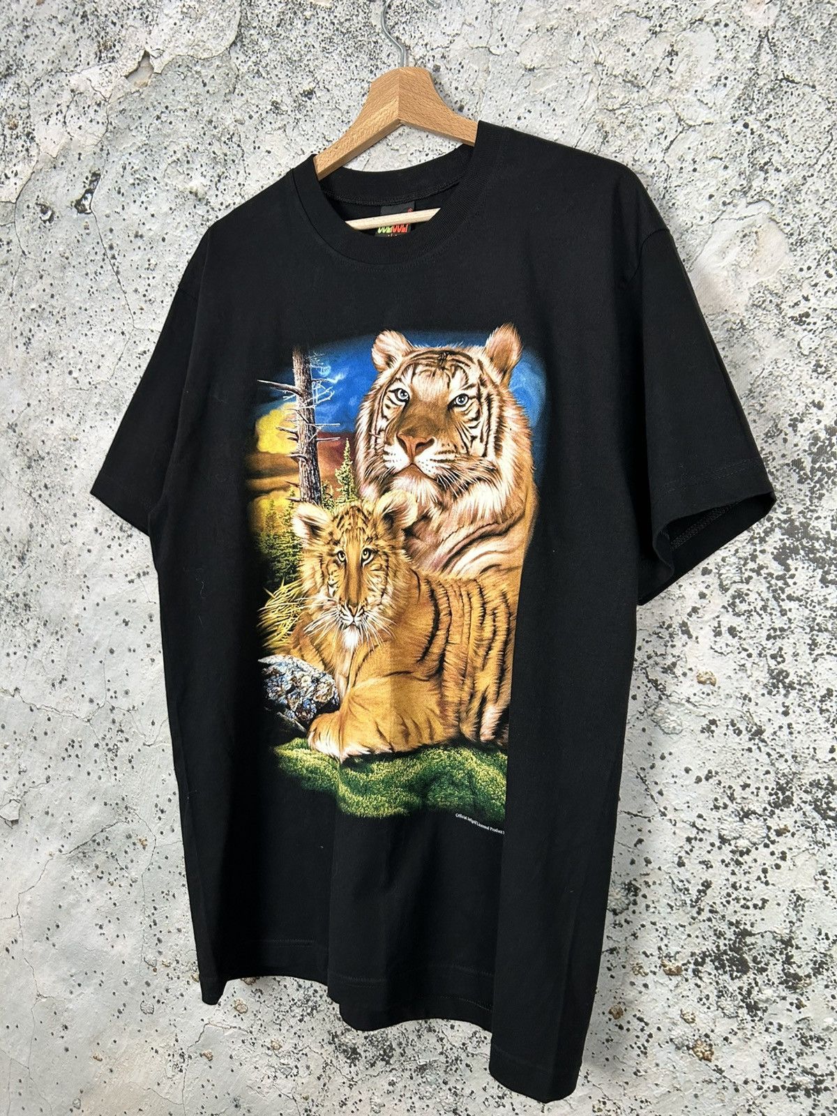 Vintage Vintage Tigers Animal Graphic Tee 90s Grunge Rock Punk Size US L / EU 52-54 / 3 - 2 Thumbnail