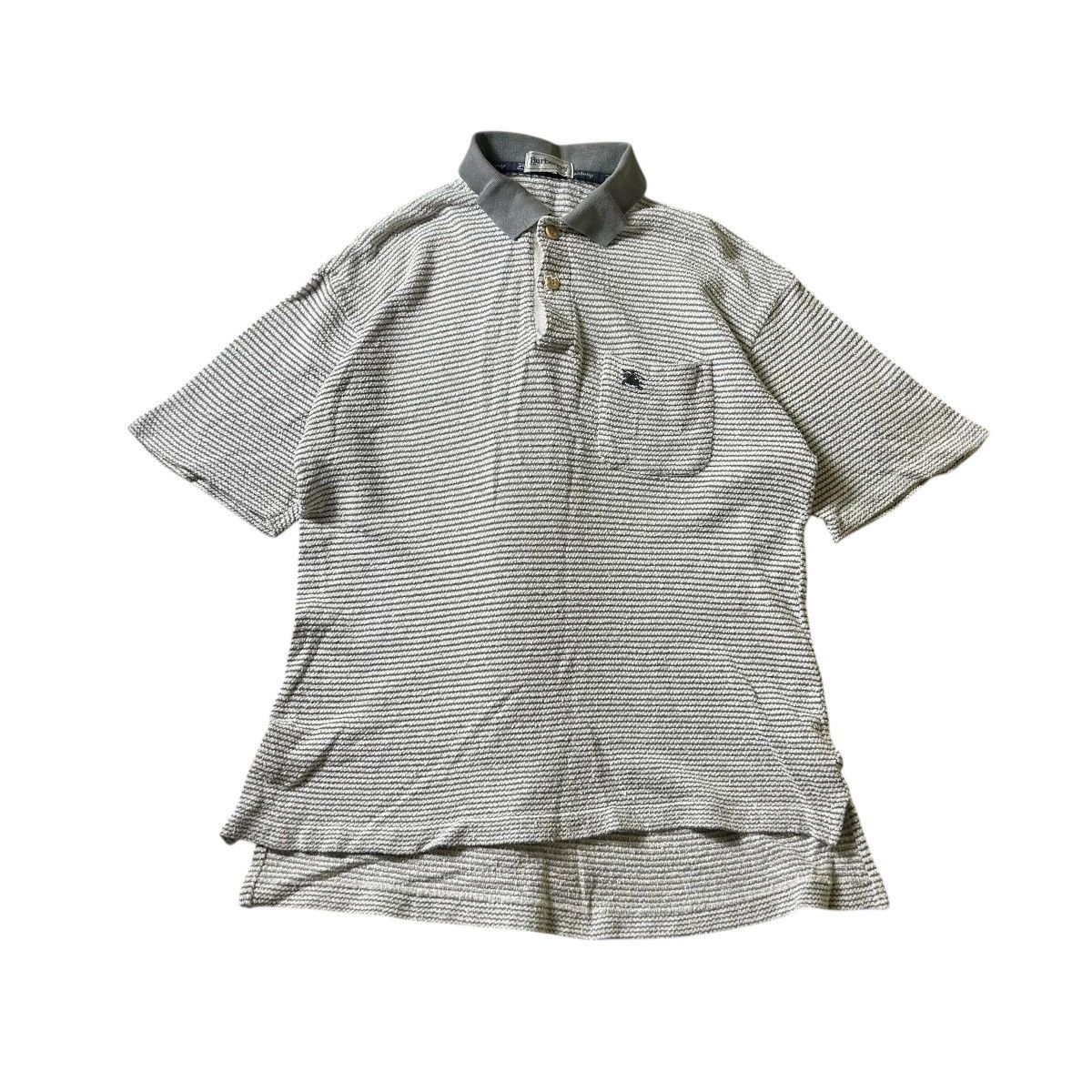 Burberry Vintage Burberrys Logo Polos Size US L / EU 52-54 / 3 - 1 Thumbnail