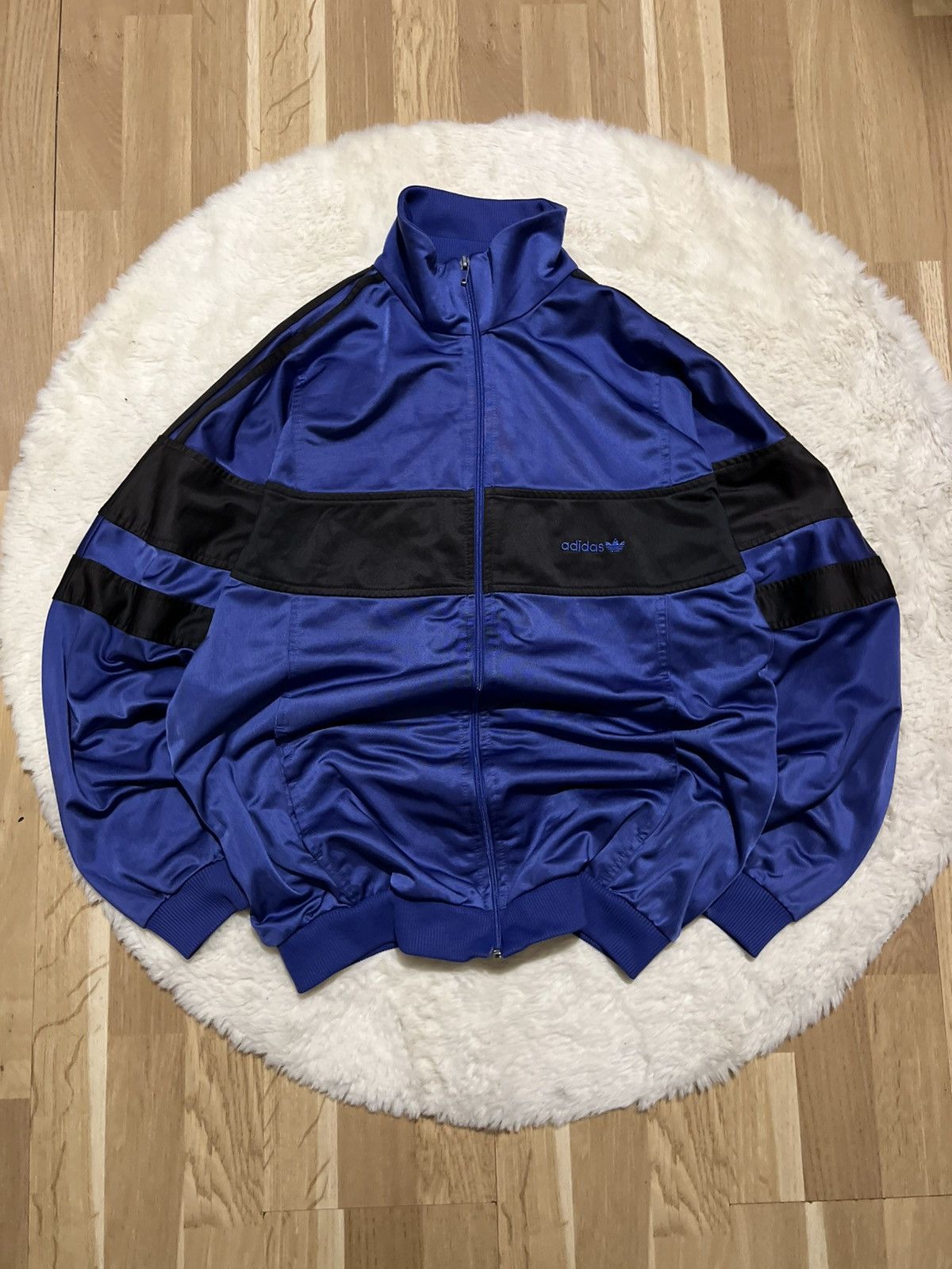 Adidas Adidas vihtage track jacket 99s purple archive 3 striped Size US L / EU 52-54 / 3 - 1 Thumbnail