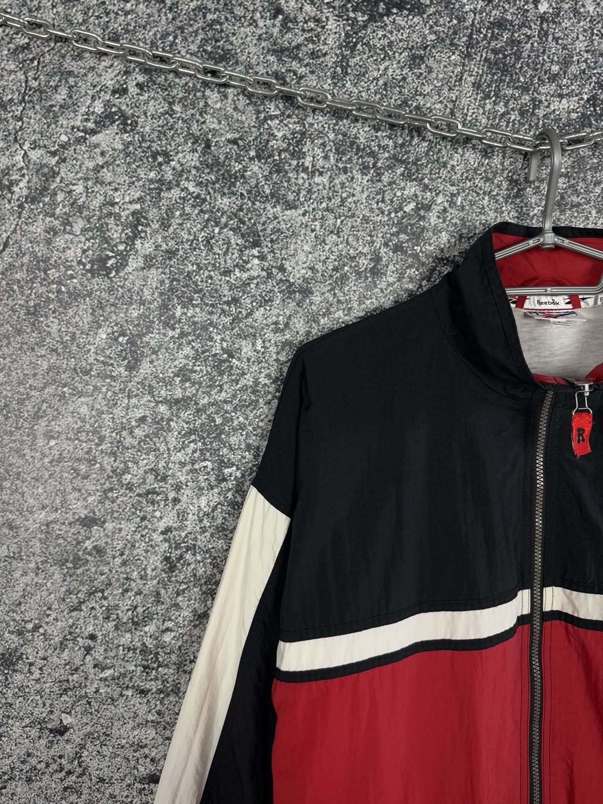 Reebok Men’s Reebok Vintage 90s Track Full Zip Jacket Retro Size L Size US L / EU 52-54 / 3 - 4 Thumbnail